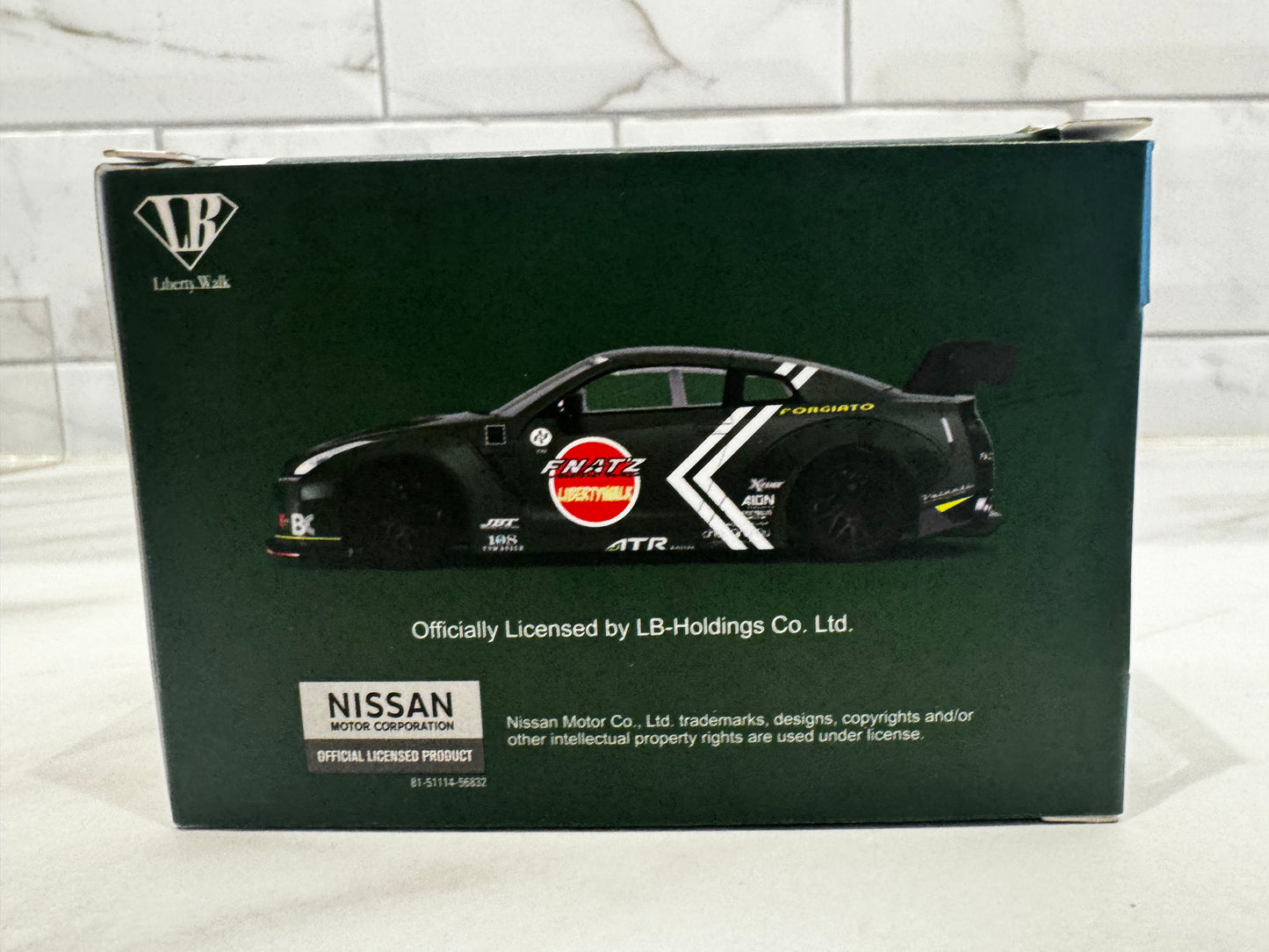 Mini GT 7 1/64  Liberty Walks LB WORKS Nissan GT-R (R35) Zero Fighter Special