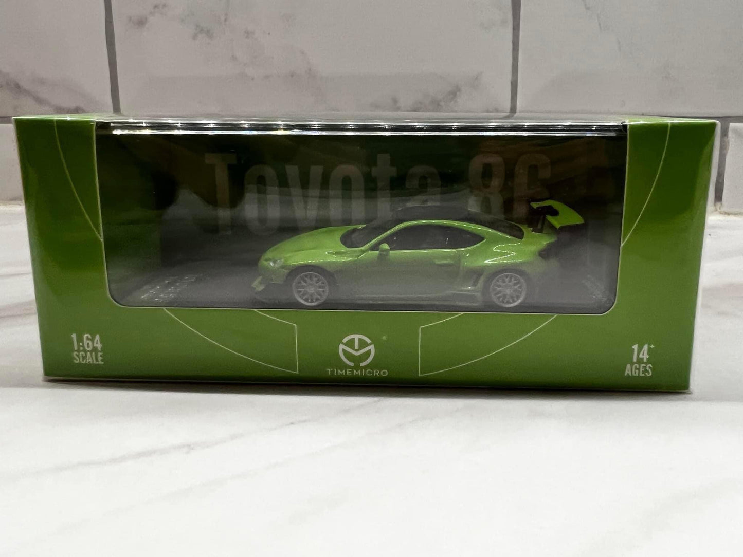 Time micro Toyota 86 apple green 1:64