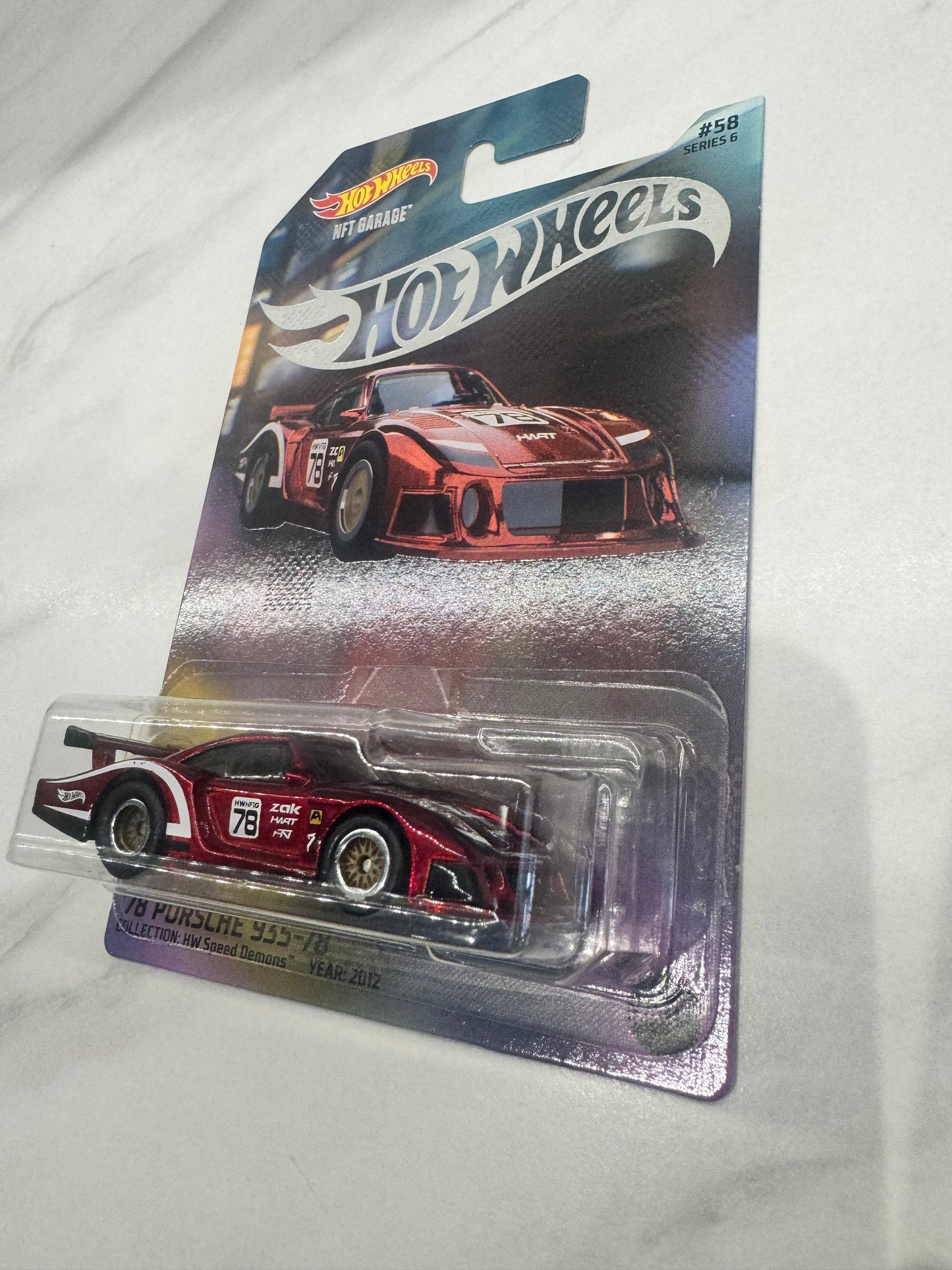 Hot Wheels Series 6 NFT 78 Porsche 935-78 HW Speed Demons