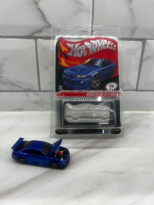 Hot Wheels Nissan Skyline GT-R (BNR34) Red Line Club RLC 2019 Loose