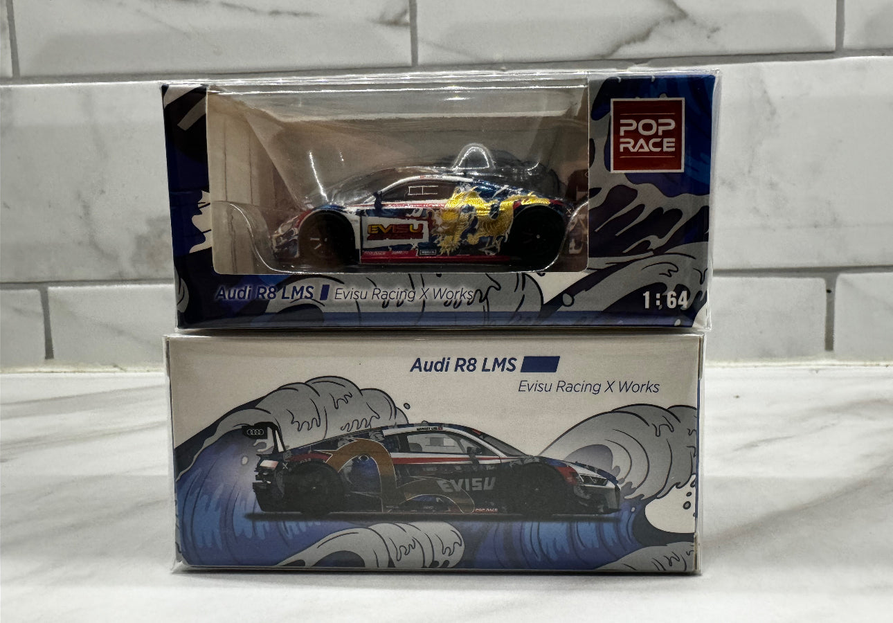 Pop Race  Audi R8 LMS Evisu Racing Macau GP 2020 M Lee 1:64 PR64R8LMSEVISU