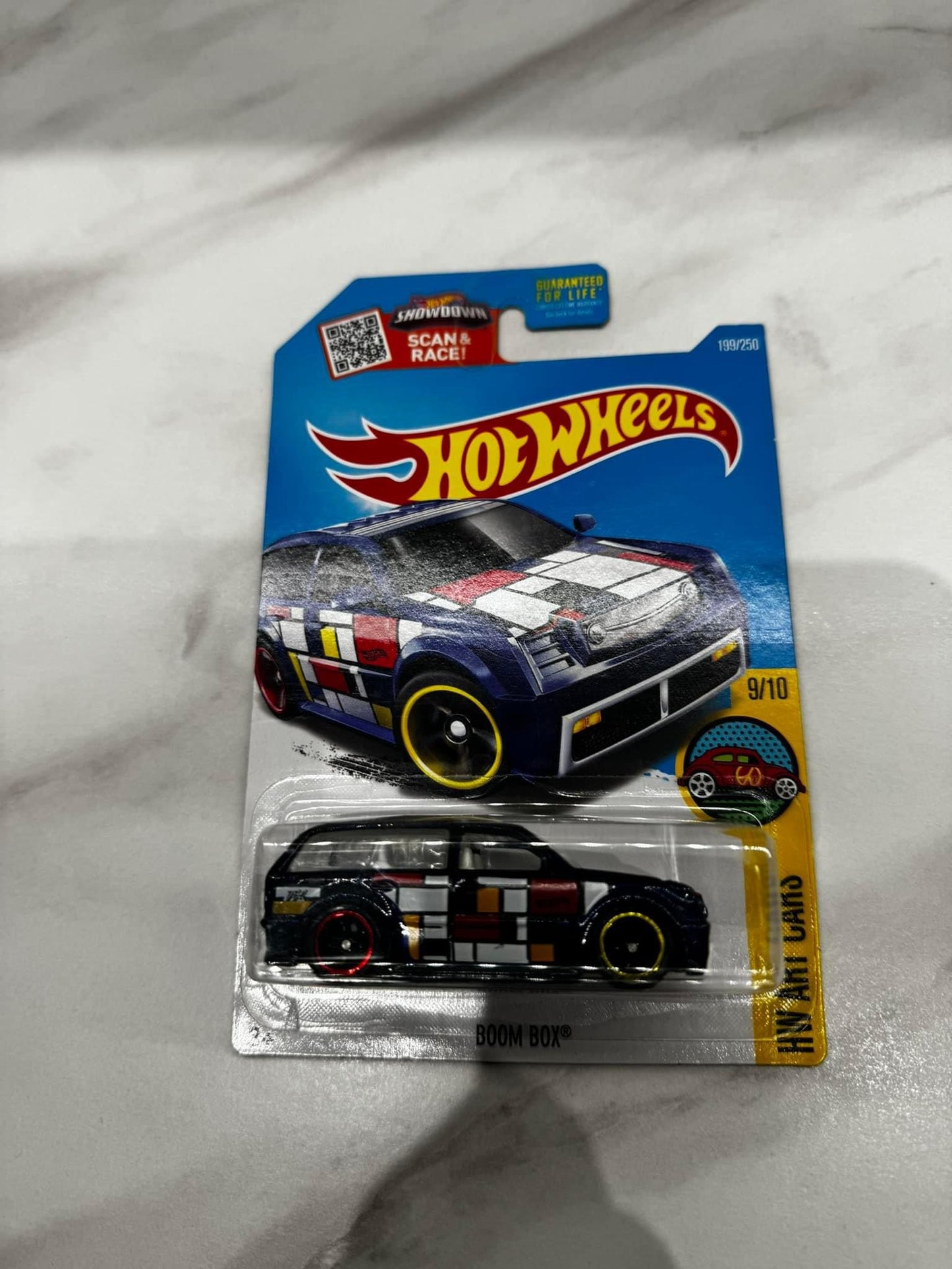 Hot Wheels Boom Box Long Card Super  Treasure Hunt