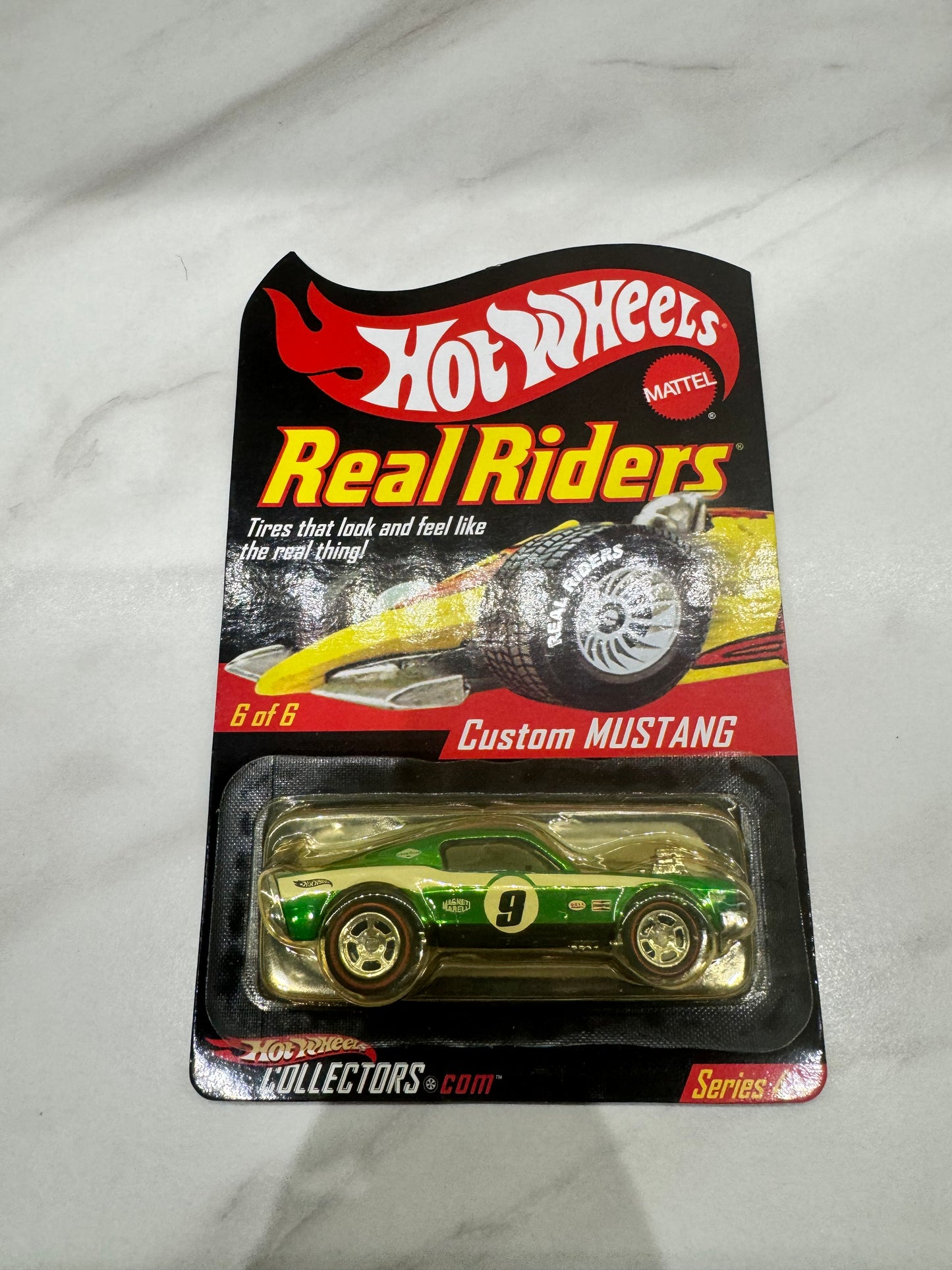 2004 Hot Wheels Red Line Club Real Riders Series 4 Custom Mustang #6423/1100