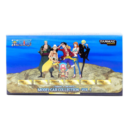 Tarmac Works x One Piece 1/64 Model Car Collection VOL.1 -[6 Cars Set]- COLLAB64