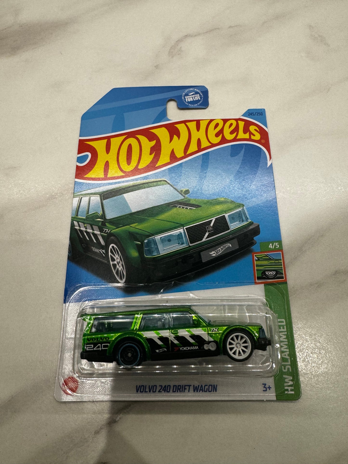 Hot Wheels Volvo 240 Drift Wagon Long Card Super Treasure Hunt 2023