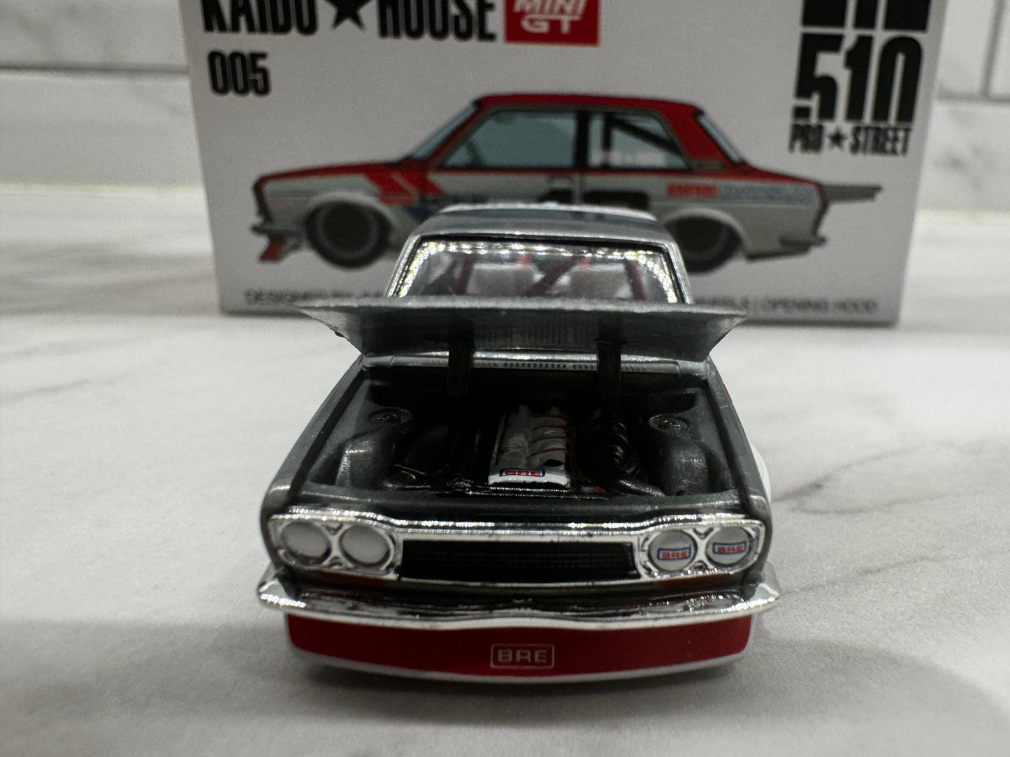 Chase Mini GT x Kaido House Datsun 510 Pro Street BRE510 V1 005