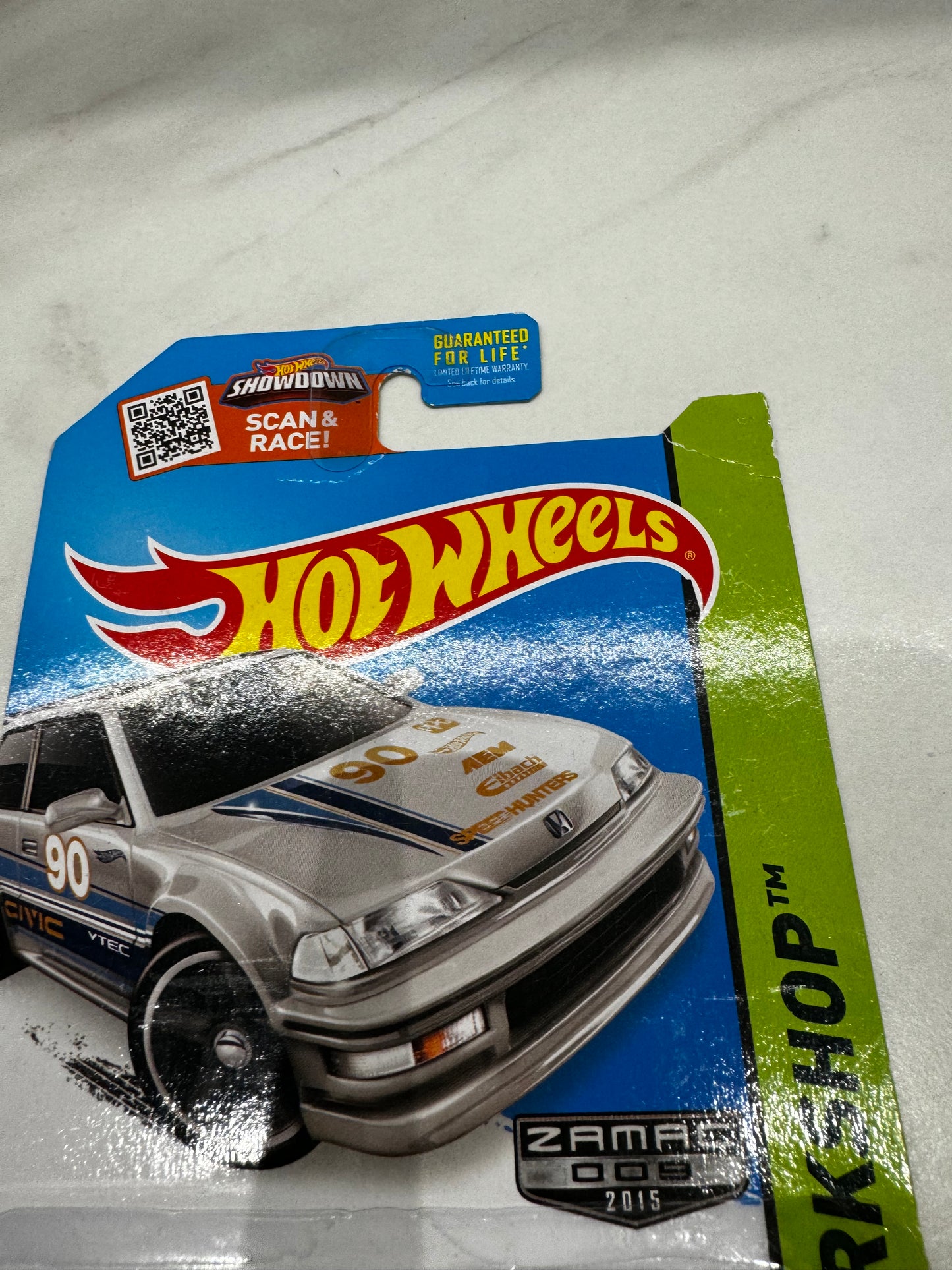 Hot Wheels 90 Honda Civic EF Zamac Workshop