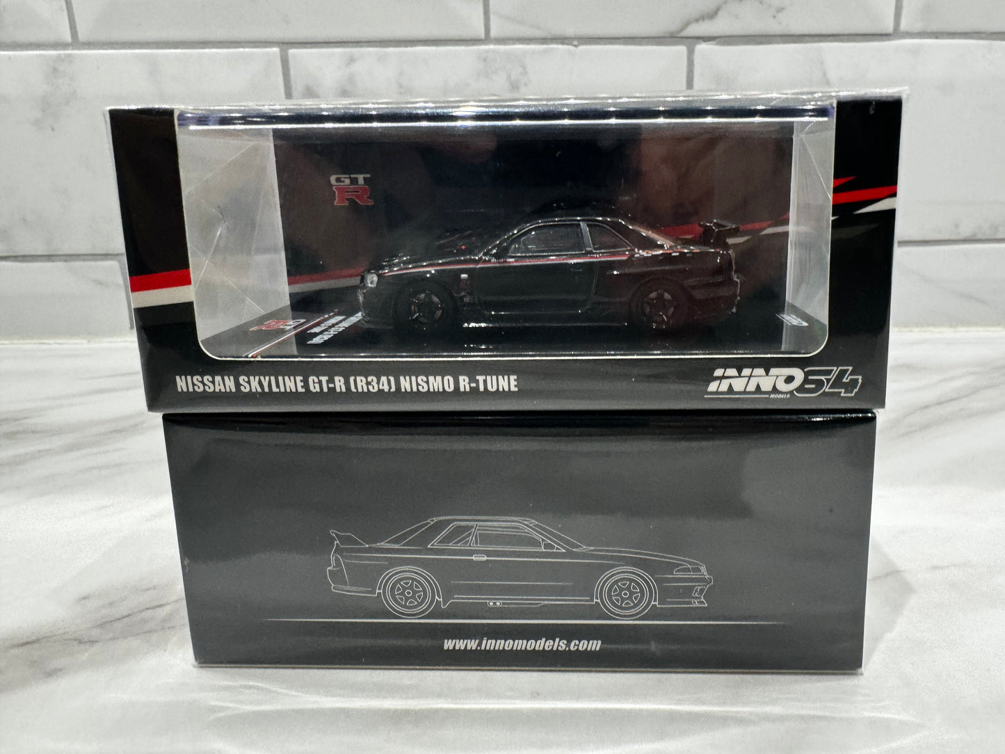 INNO64 Nissan Skyline GTR R34 NISMO R TUNE SEALED BLACK PEARL