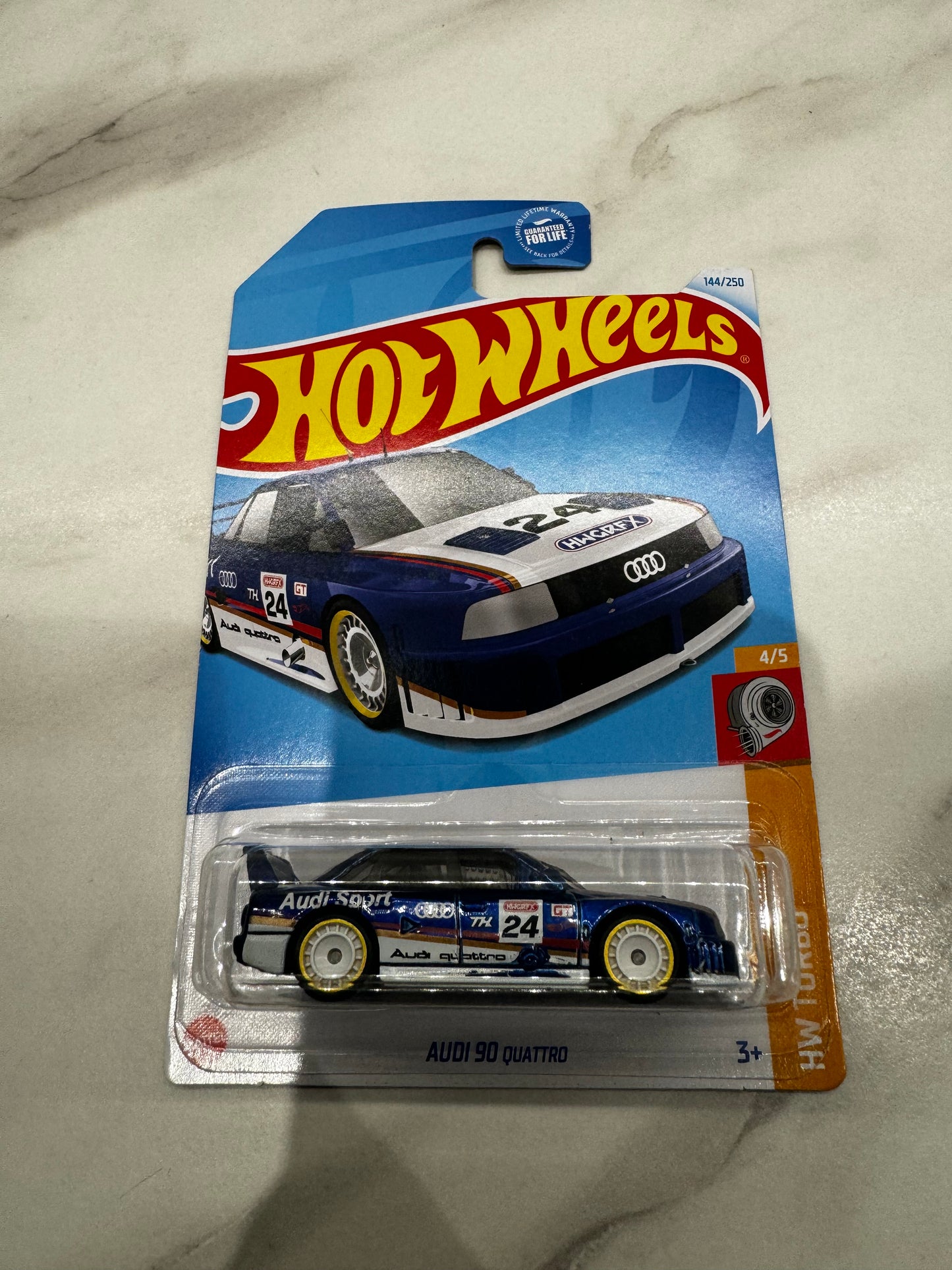 Hot Wheels Audi 90 Quattro Long Card Super Treasure Hunt 2024