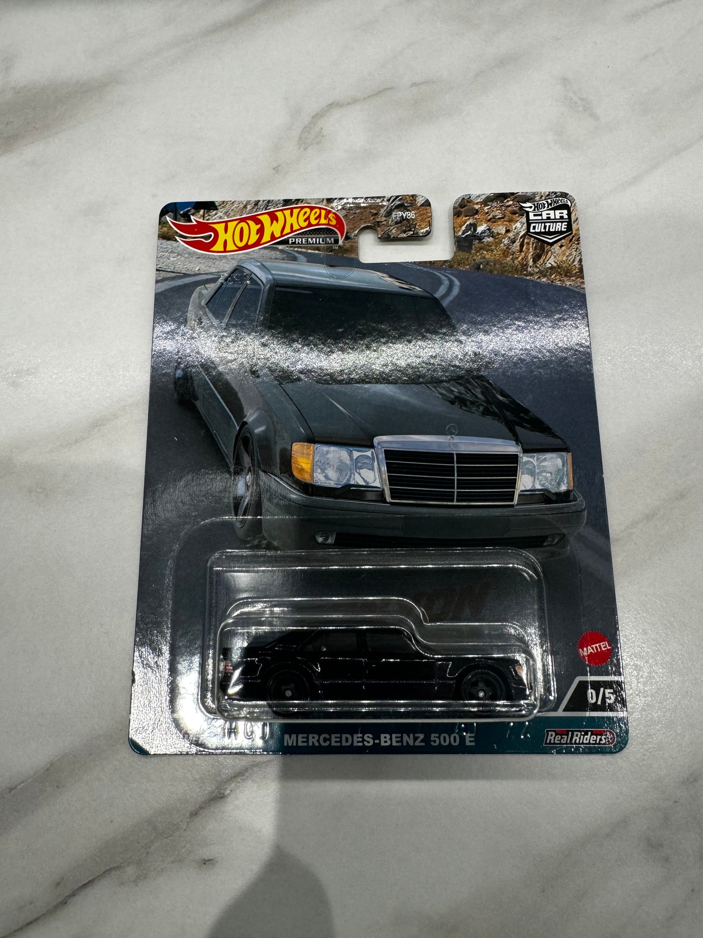 Hot Wheels Mercedes Benz 500 E CHASE 0/5 Car Culture