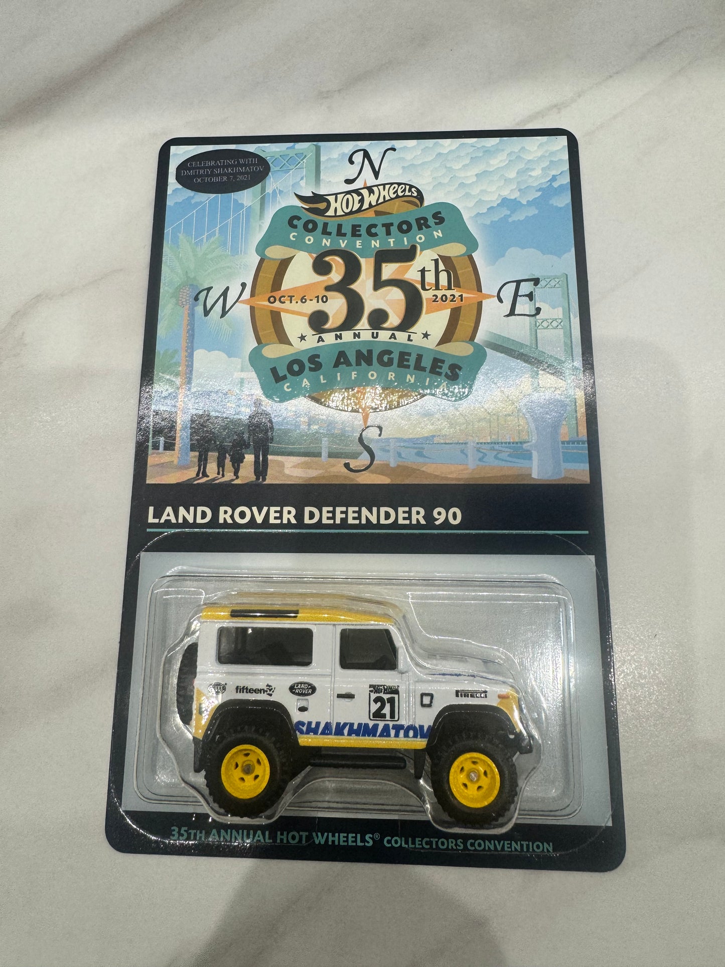 Hot Wheels Land Rocer Convention 2021 with dinner Sticker 215/4000