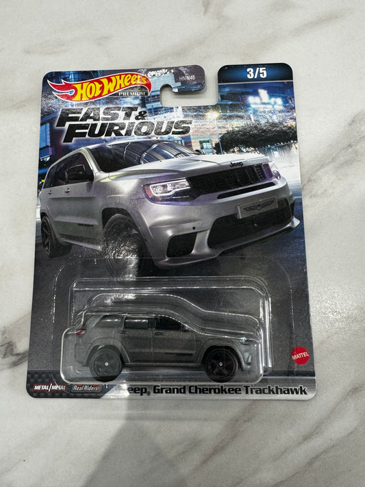 Hot Wheels Jeep Grand Cherokee Trackhawk  Fast & Furious 3/5