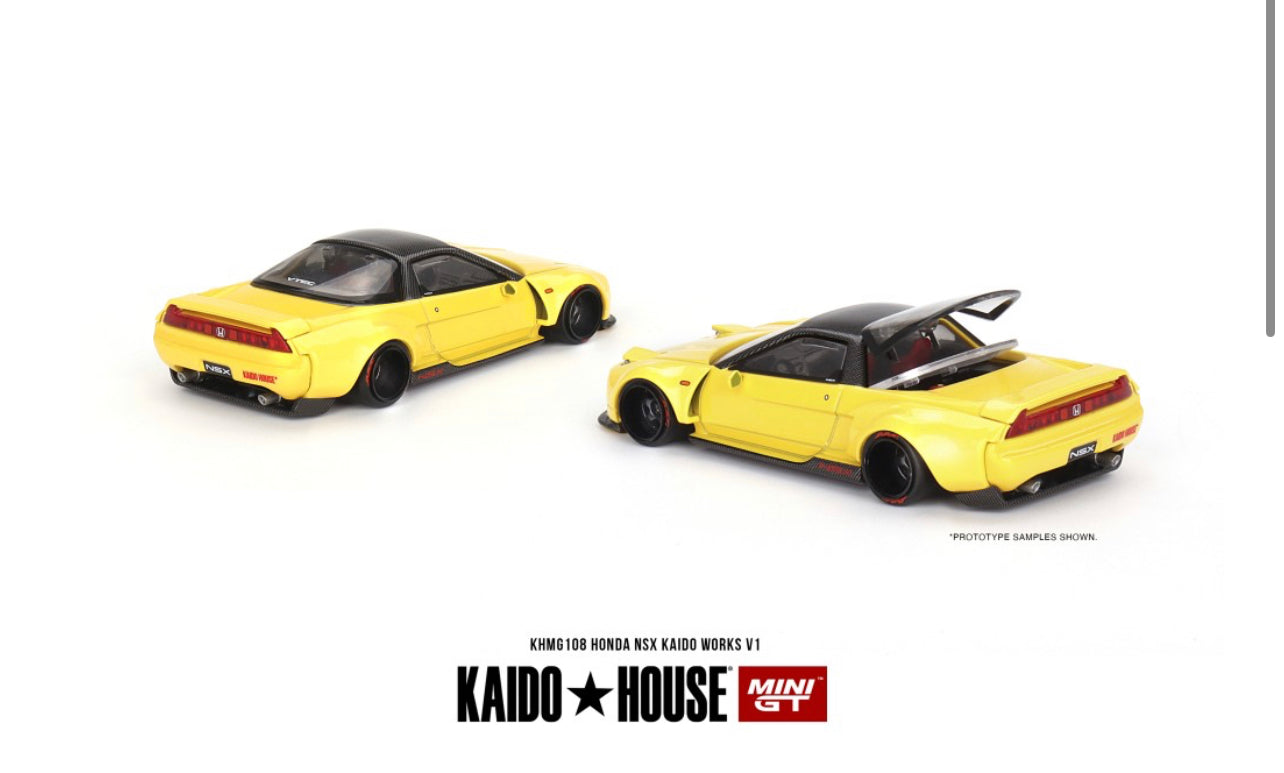 (Preorder) Kaido House Honda NSX Yellow