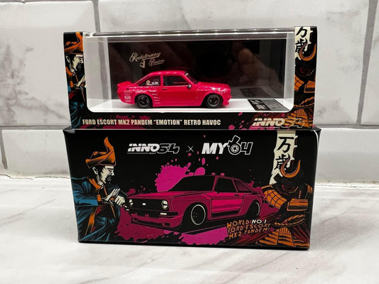 INNO64 Ford Escort MK2 Pandemic Emotion Retro Havoc “SEALED”