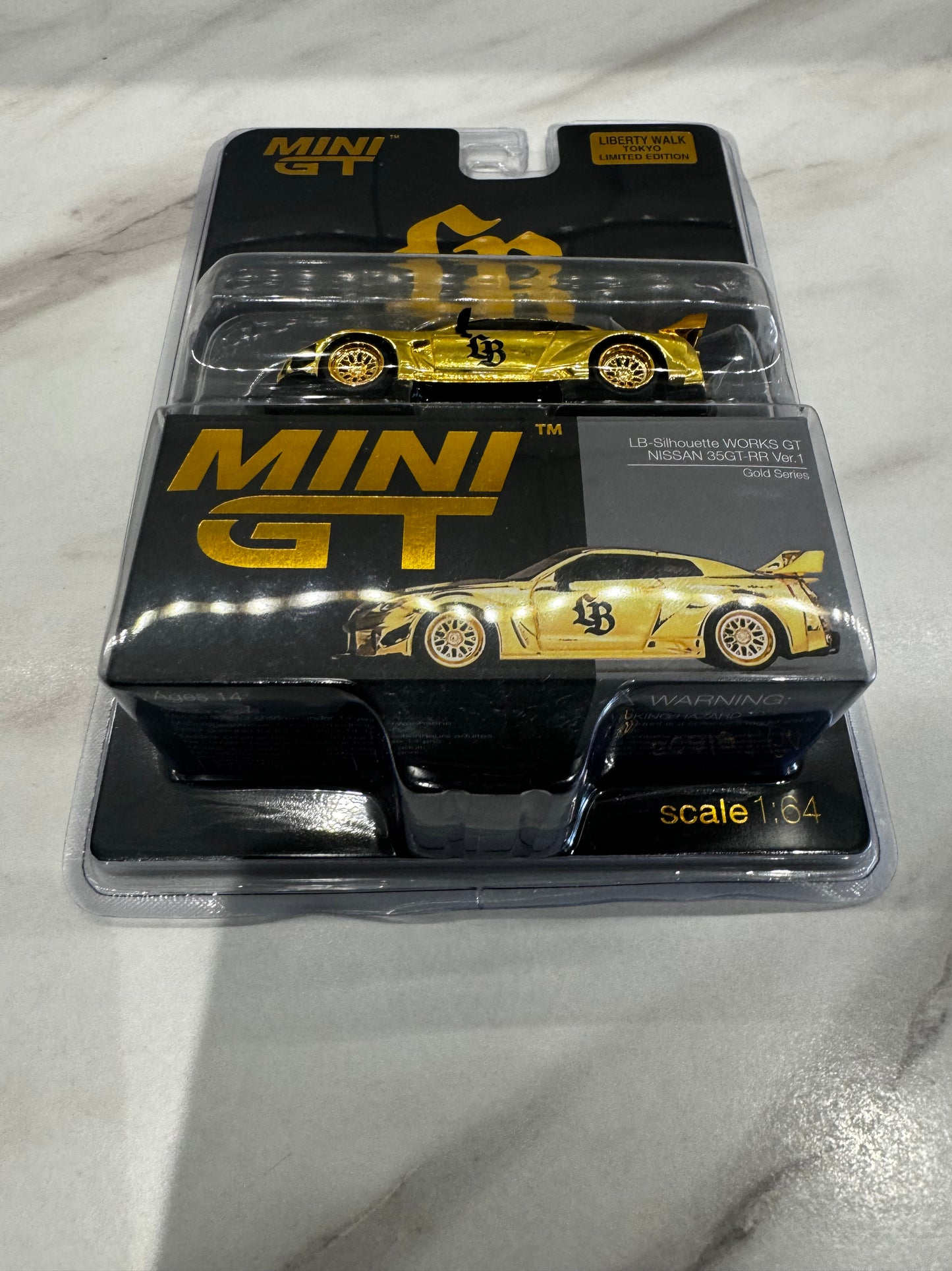 MINI GT Liberty walk LB-Silhouette WORKS GT NISSAN 35GT Ver.1 TOKYO Limited Edition