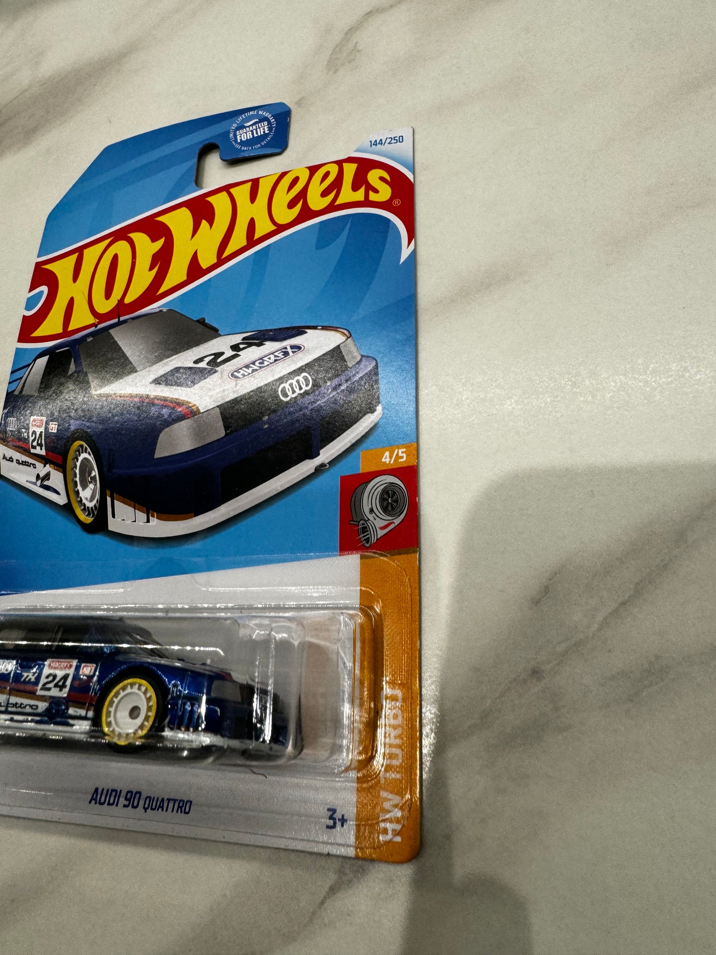 Hot Wheels Audi 90 Quattro Long Card Super Treasure Hunt 2024