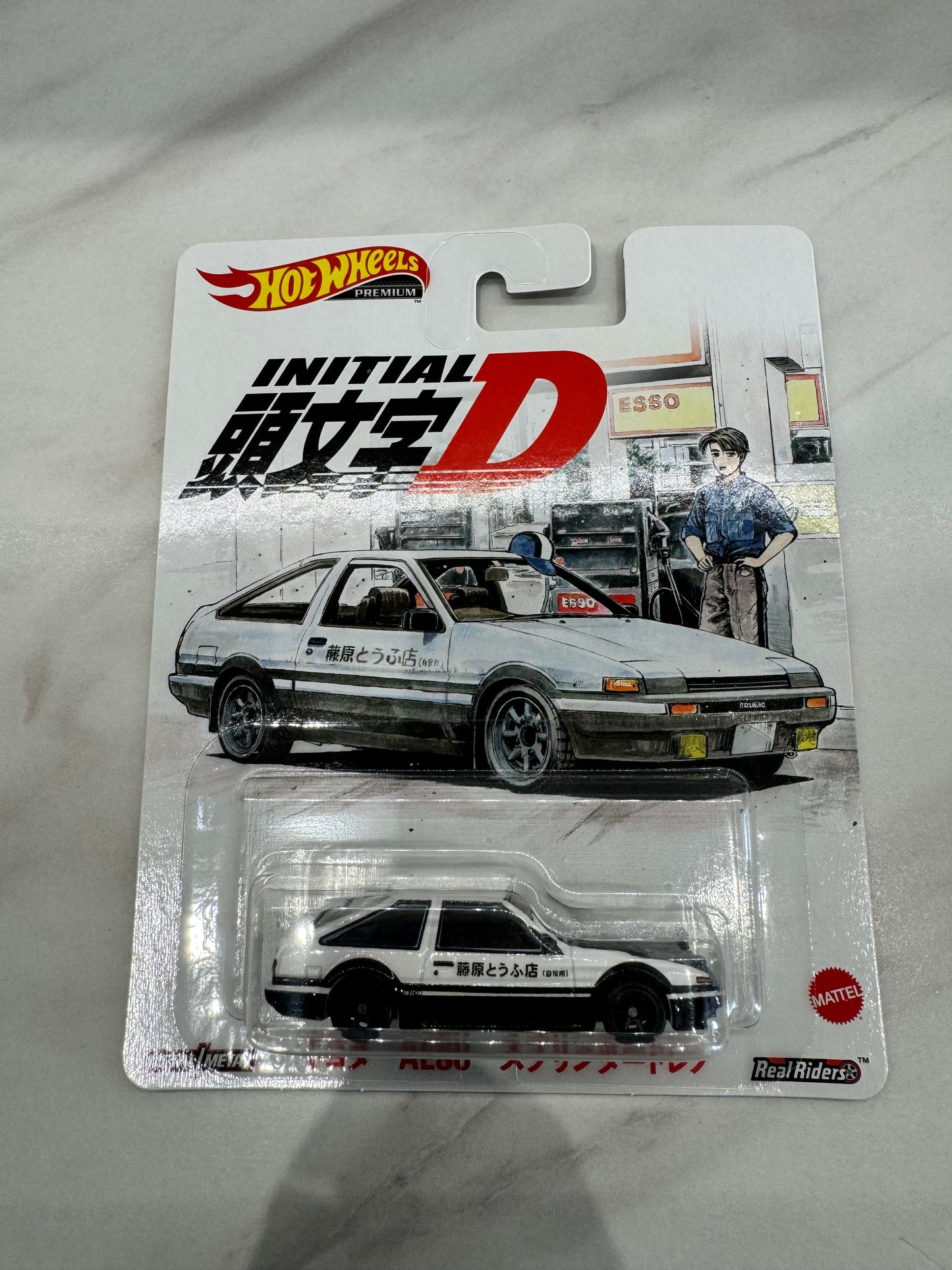 Hot Wheels Initial D METAL AE86 Toyota Sprinter Trueno Collection Fujiwara Tofu