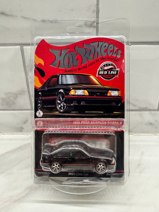 Hot Wheels 2023 Red Line Club RLC Reptile True Black 1993 Ford Mustang Cobra R