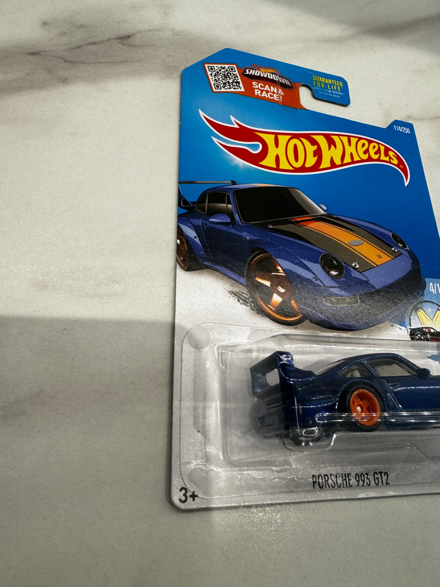 Hot Wheels  Porsche 993 GT2 Super Treasure Hunt Long Card 114/250