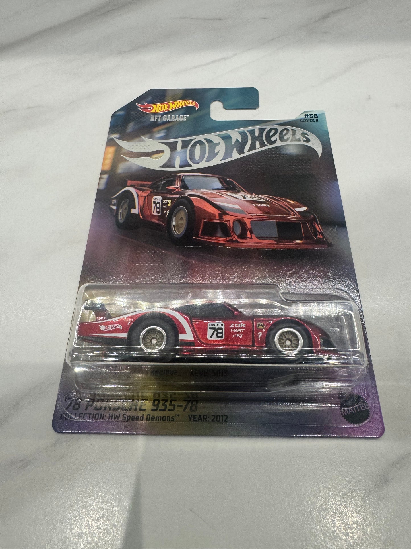 Hot Wheels Series 6 NFT 78 Porsche 935-78 HW Speed Demons