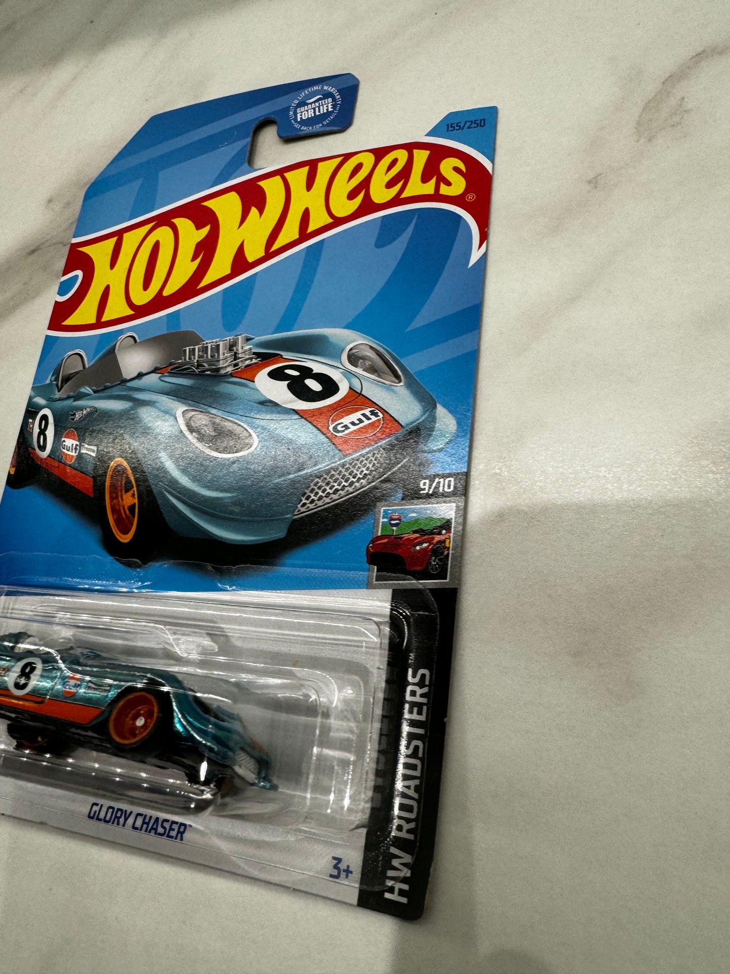 Hot Wheels Glory Chase Gulf Super Treasure Hunt 2023 Long Card