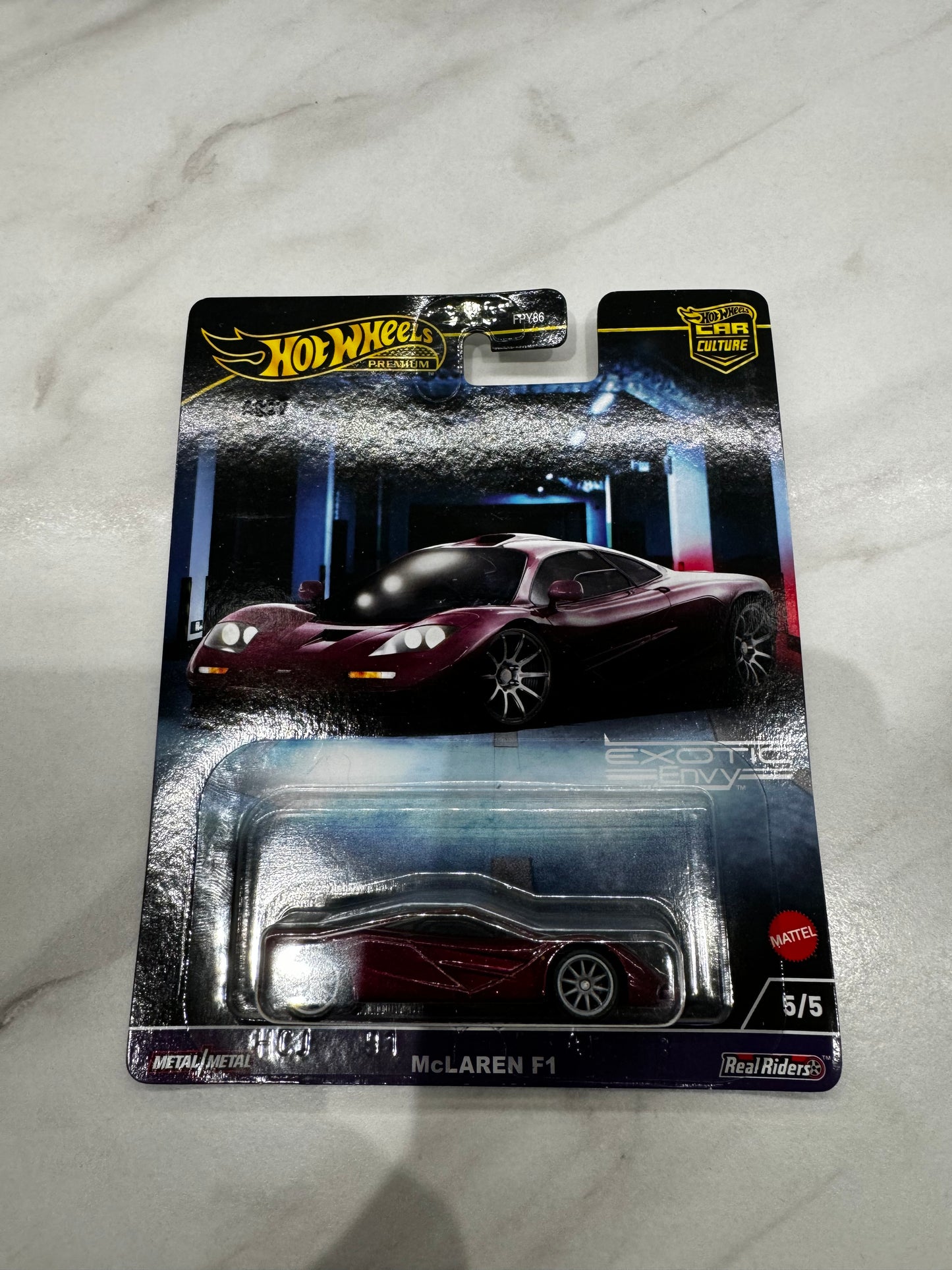 Hot wheels McLaren F1 5/5 Exotic Envy Premium