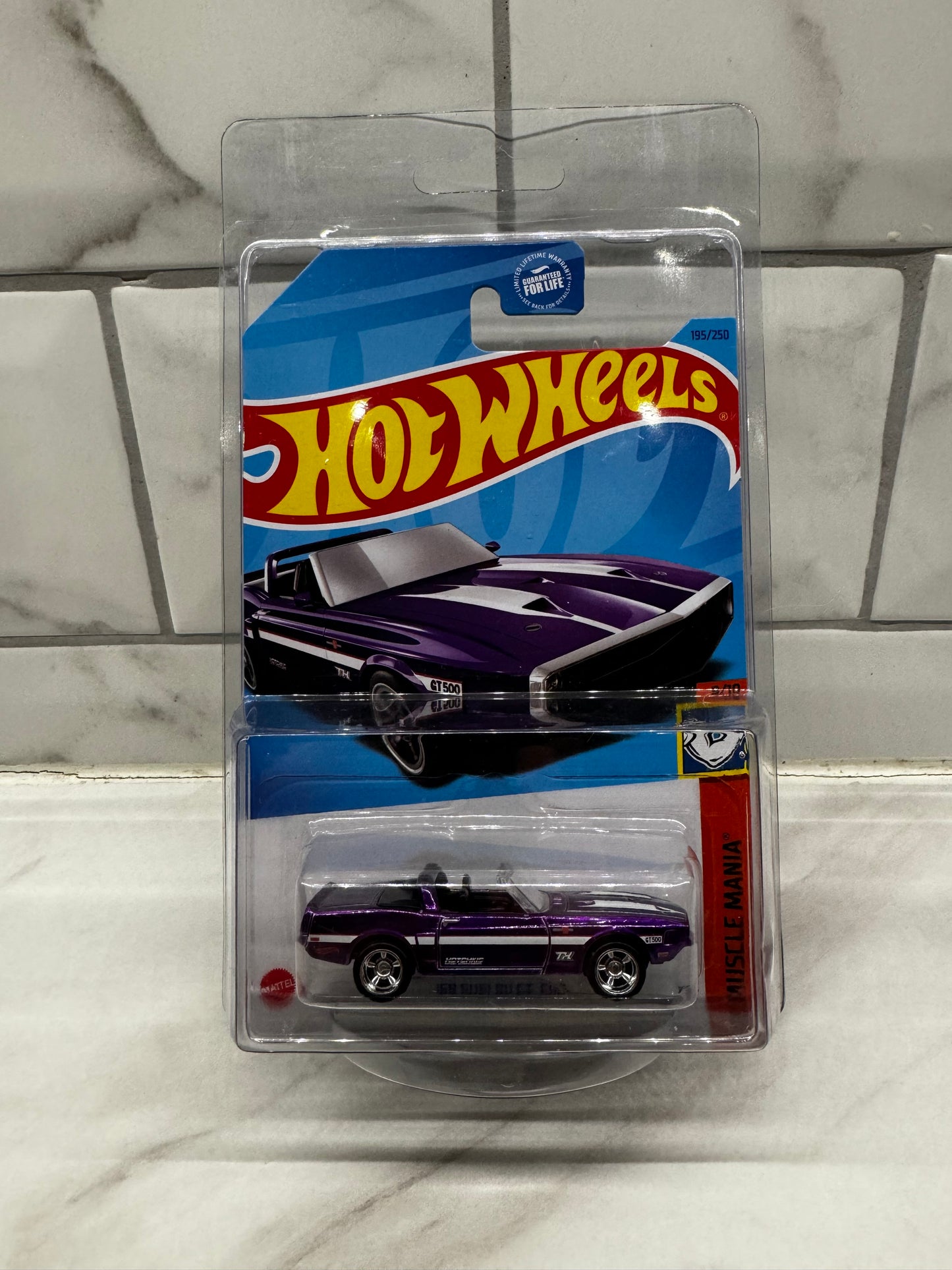 Hot Wheels 69 Shelby GT 500 Long Card Super Treasure Hunts