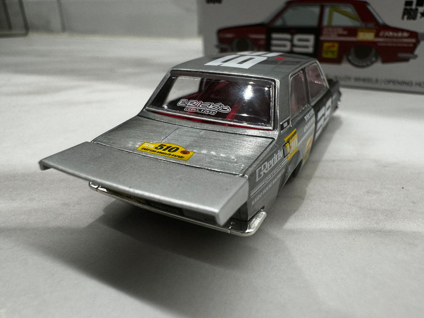 Mini GT Kaido House 003 Datsun 510 Pro Street Sun Kang Red CHASE 1:64