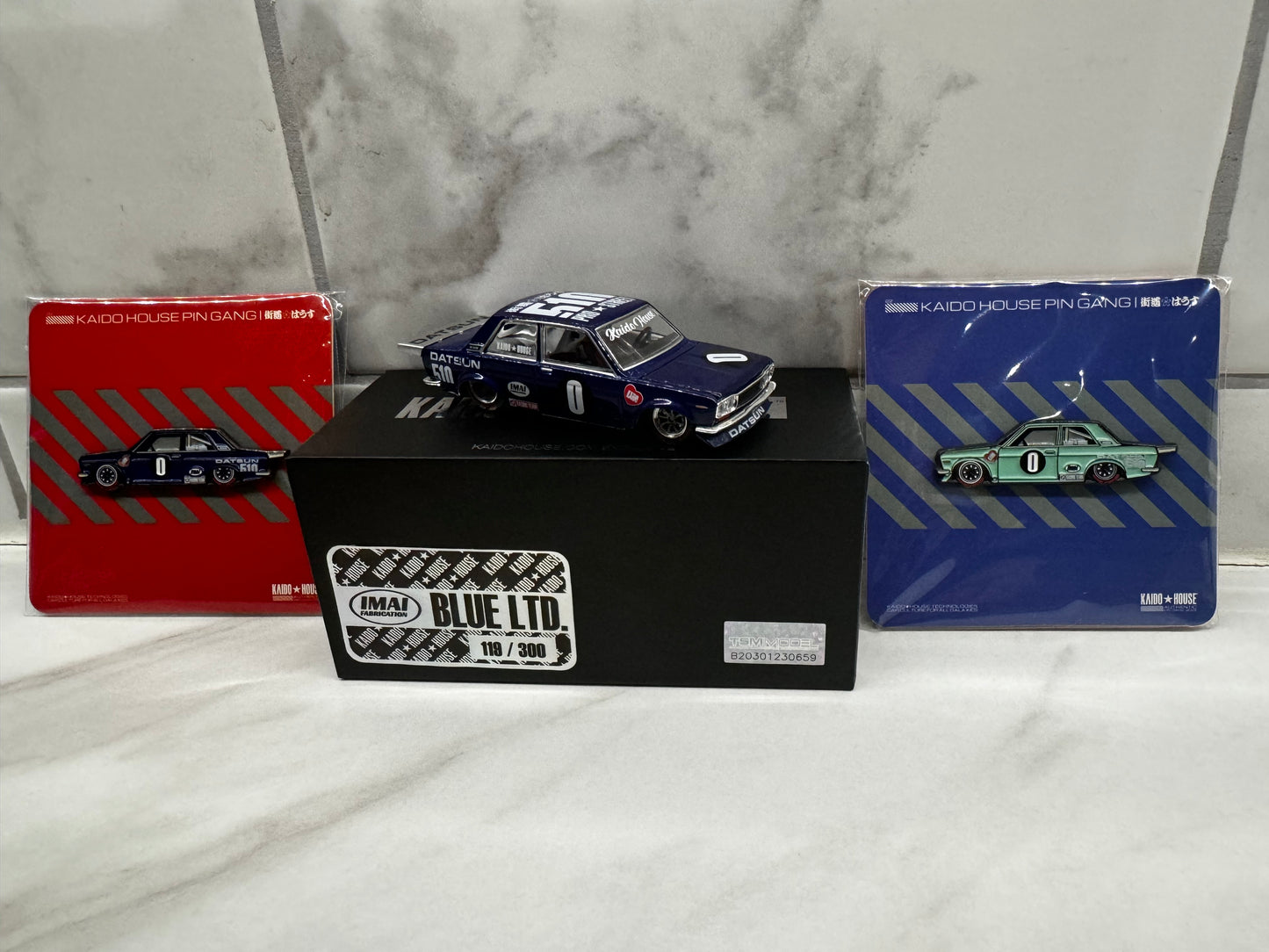 Mini GT x Kaido House Datsun 510 Pro Street BLKLTD #3 - Limited #119/300 + Pins April 2022