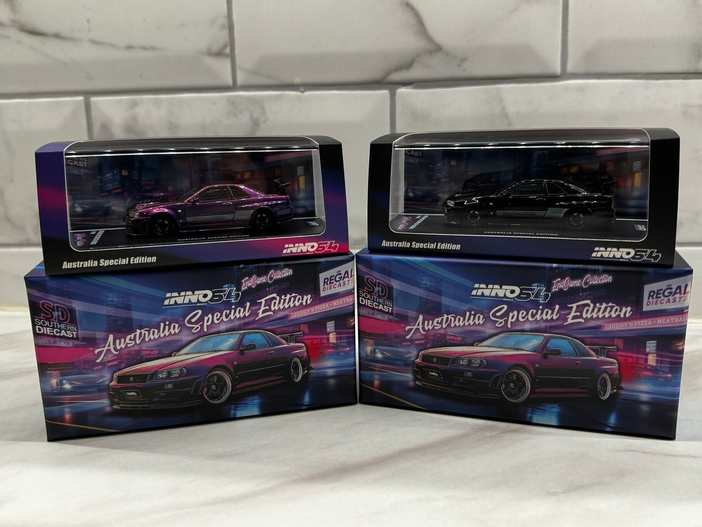 INNO64 Nissan Skyline R34 Z tune Chase & normal Australian Special Edition