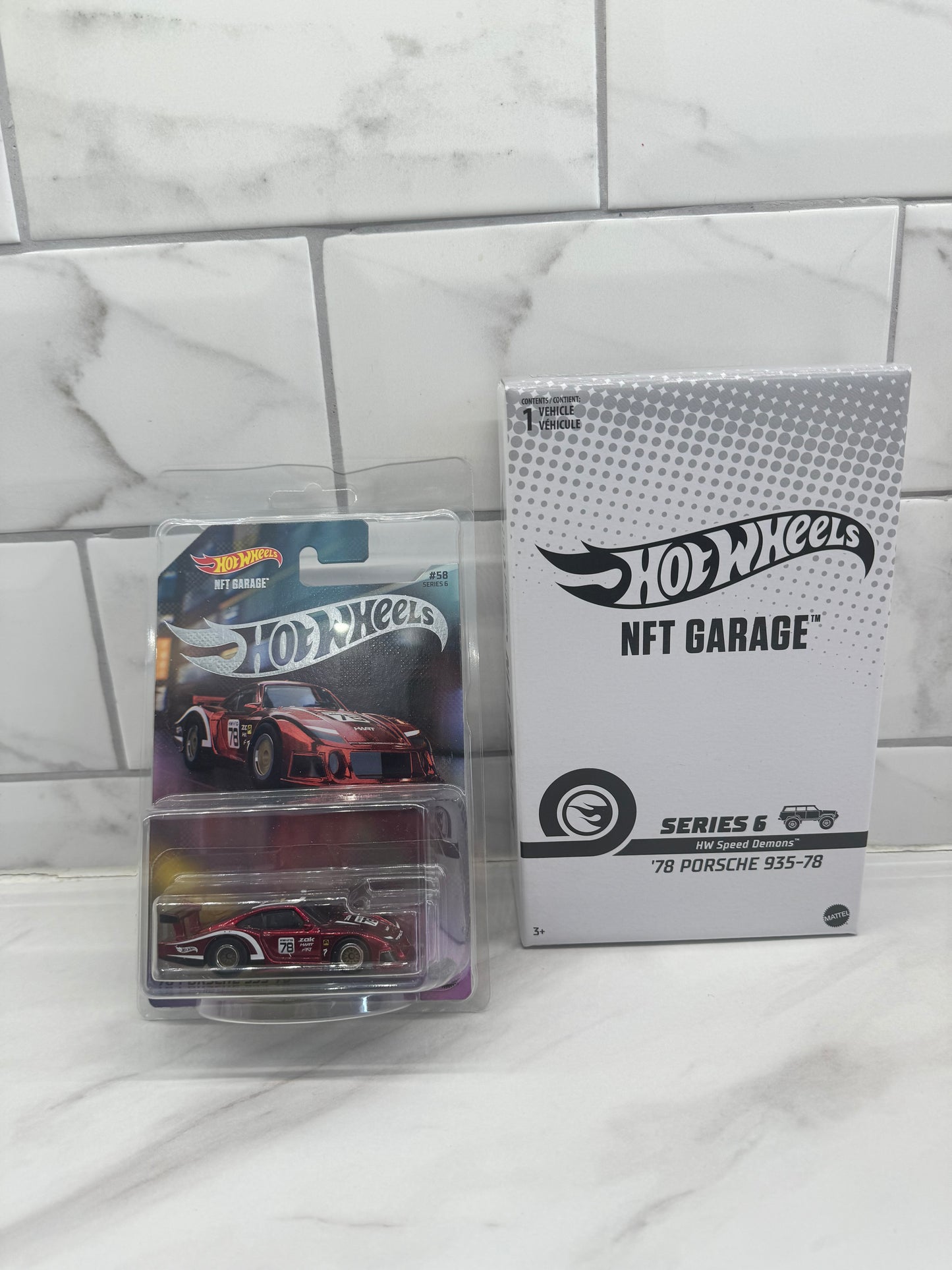 Hot Wheels Series 6 NFT 78 Porsche 935-78 HW Speed Demons