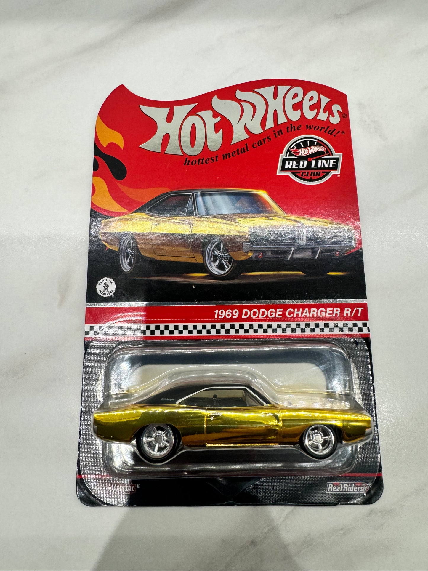 2023 Hot Wheels Collectors RLC Exclusive 1969 Dodge Charger R/T YELLOW