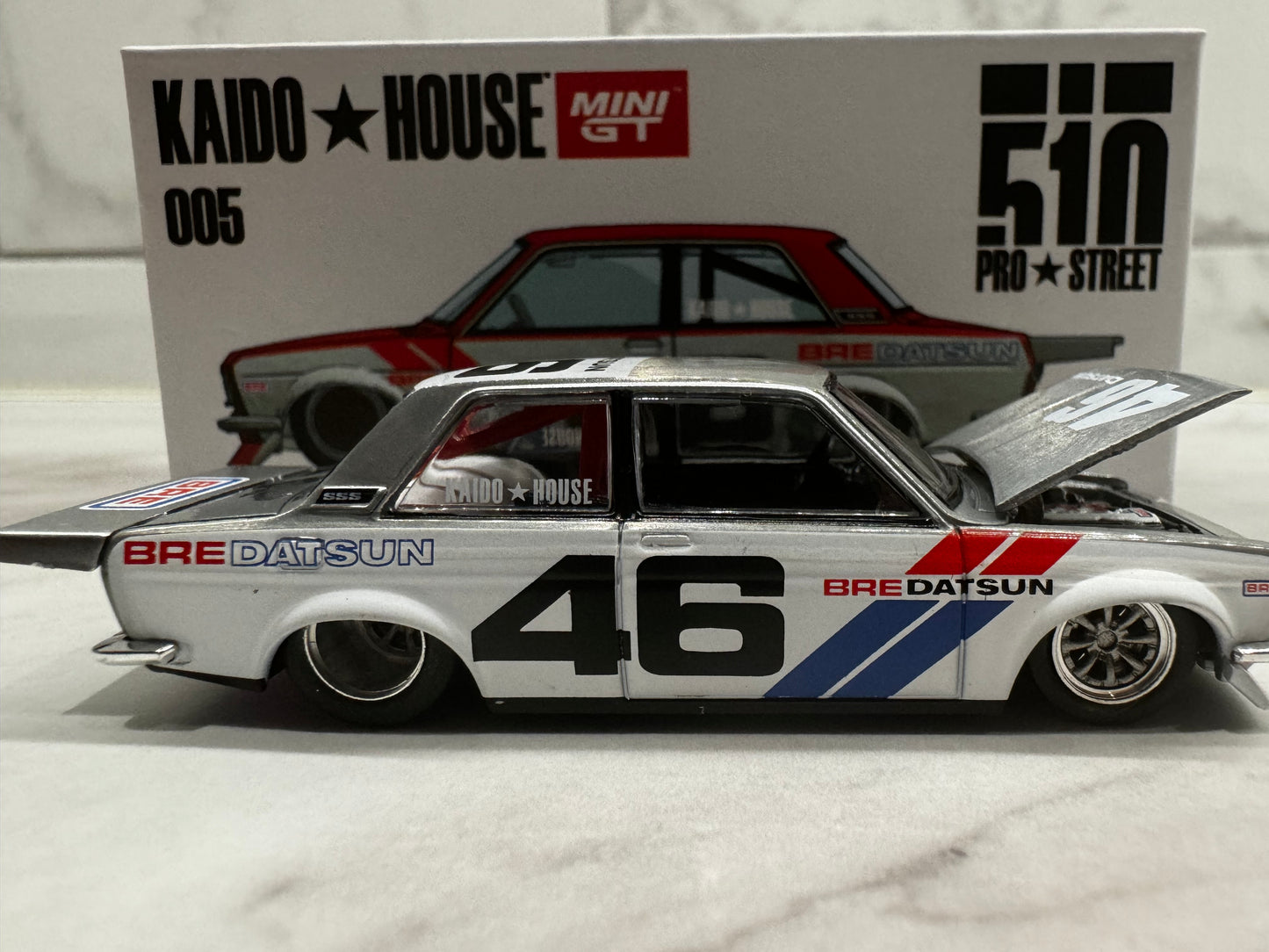 Chase Mini GT x Kaido House Datsun 510 Pro Street BRE510 V1 005