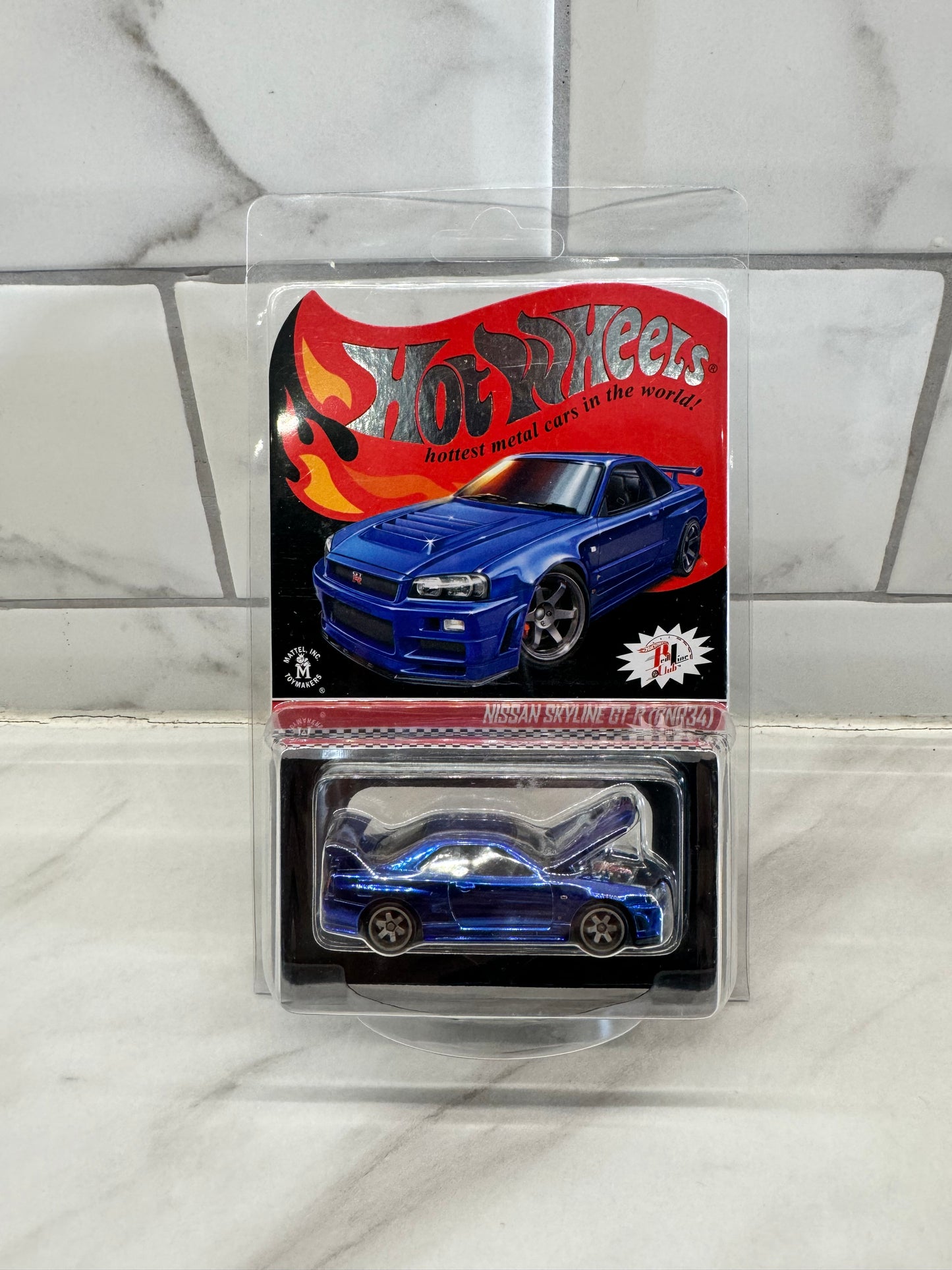 Hot Wheels 2019 Blue Skyline R34 Redline Club 8511/12500 Sealed