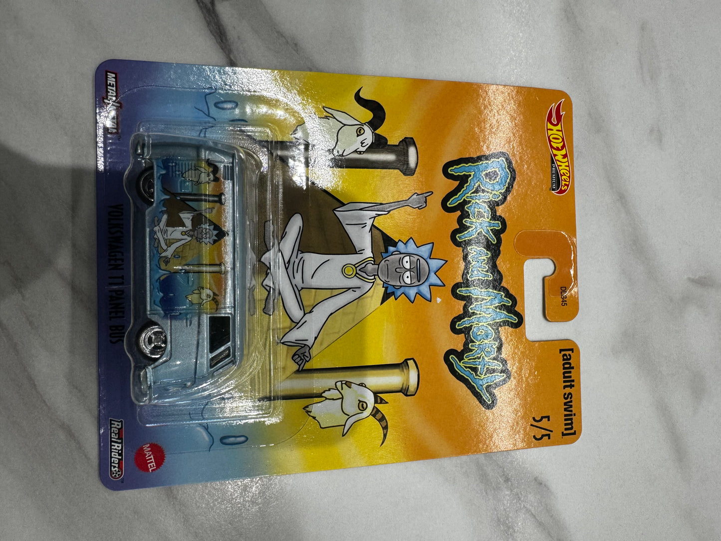 Hot Wheels Rick And Morty Complete set with bonus card with frame too