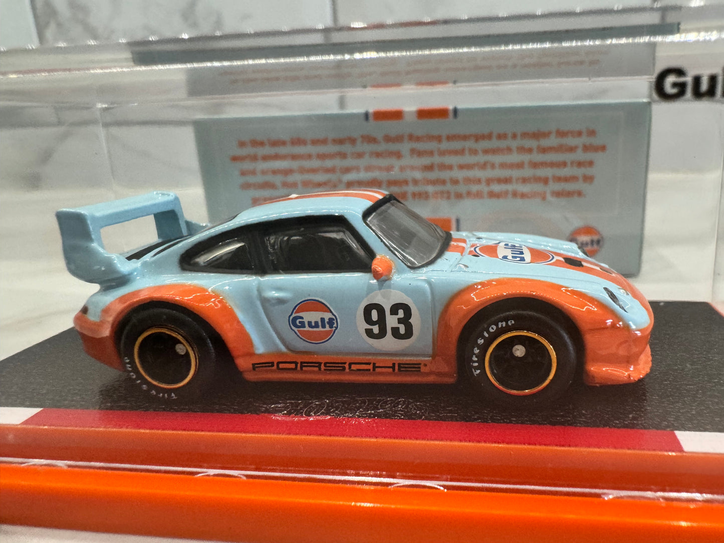 Hot Wheels RLC Gulf Racing Promo Porsche 993 GT2 #4974/6000 excellent