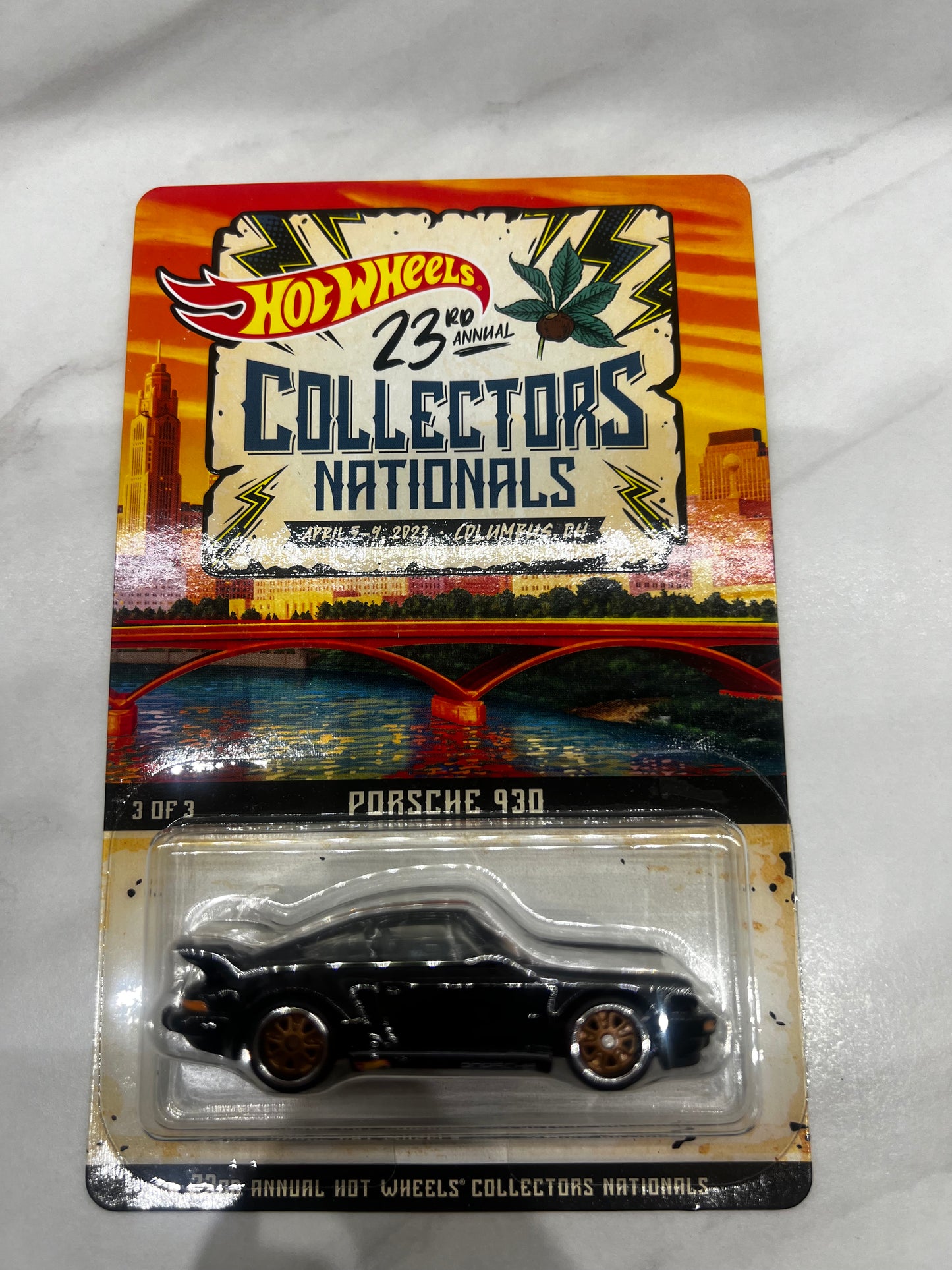 Hot wheels 2023 Collectors Nationals Convention Porsche 930 864 Of 4200 Low number