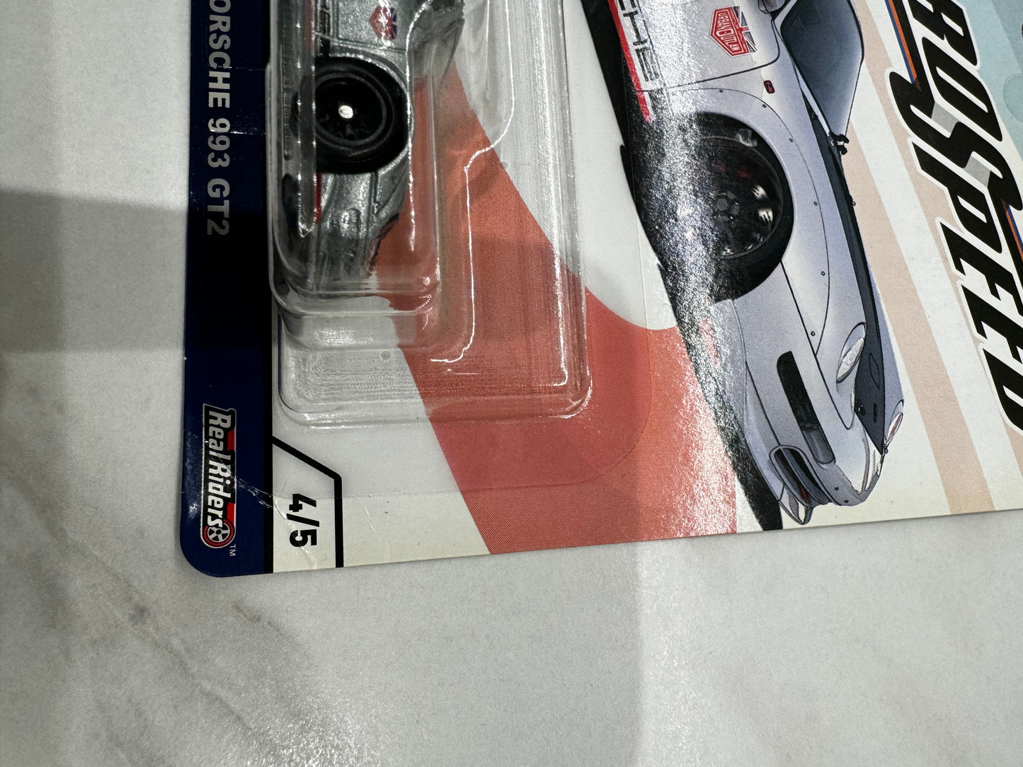 Hot Wheels Porsche 993 GT2 Euro Speed Car culture Slight creases