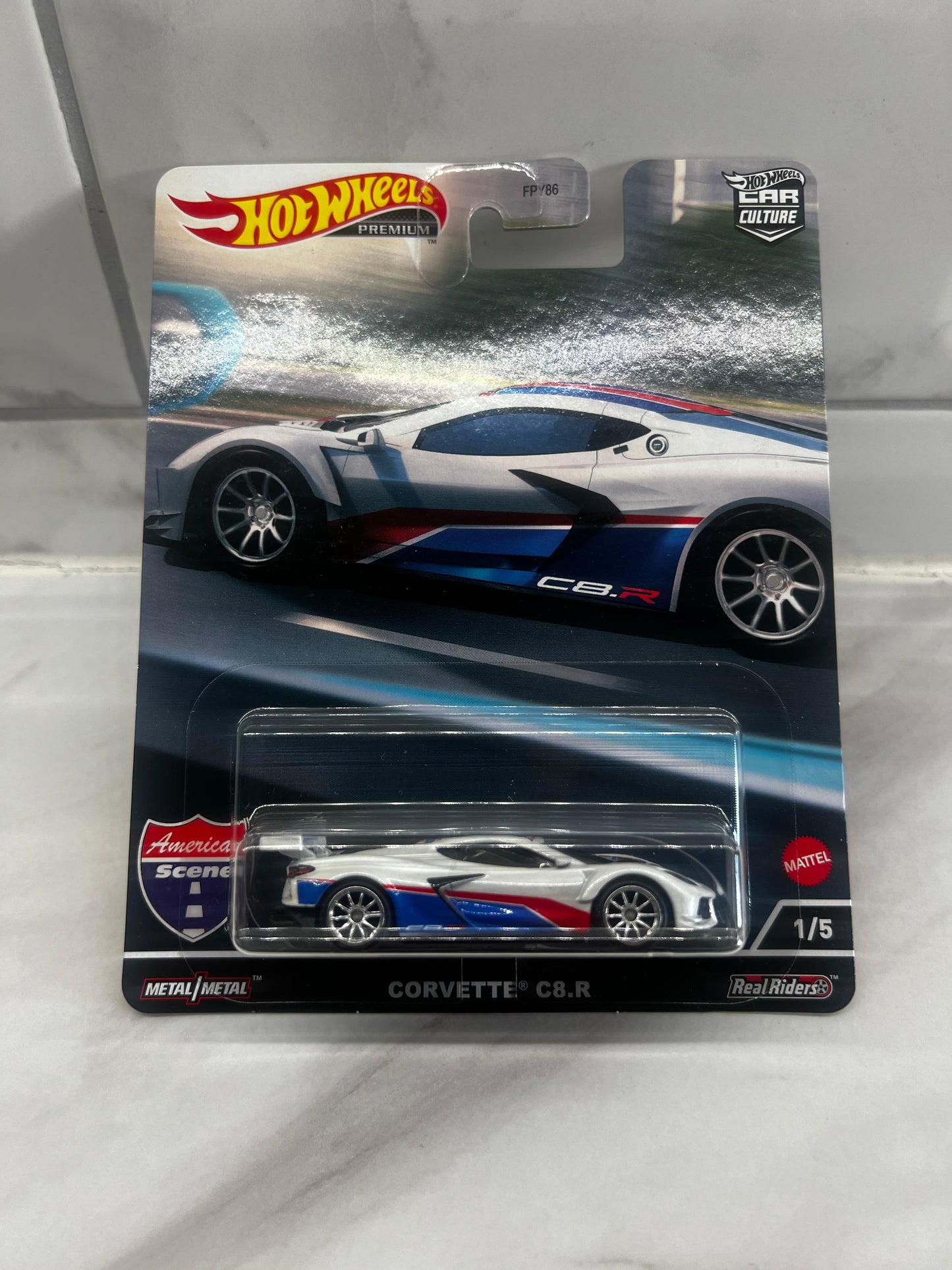 Hot Wheels Corvette C8.R 1/5 American Scene