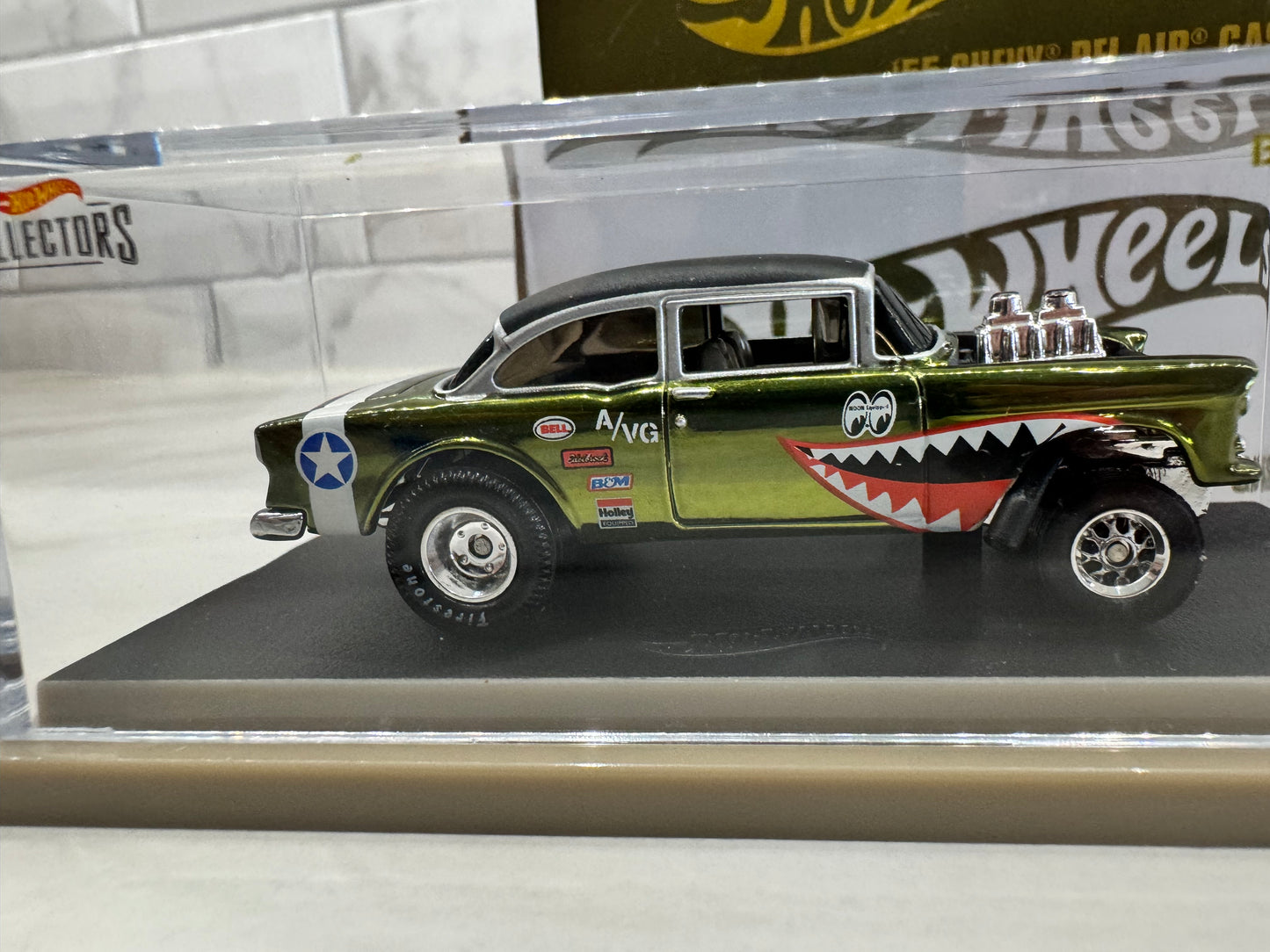 Hot Wheels Flying Tiger 55 Chevy Bell Air Gasser 4412/12500