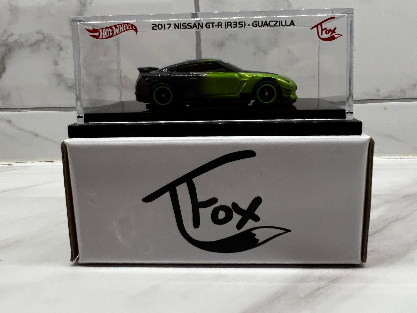 Hot Wheels Tanner Fox 2017 Nissan Skyline R35 GUACZILLA