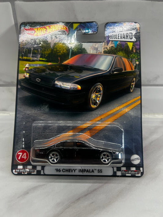 Hot Wheels 96 Chevy Impala SS #74 Boulevard