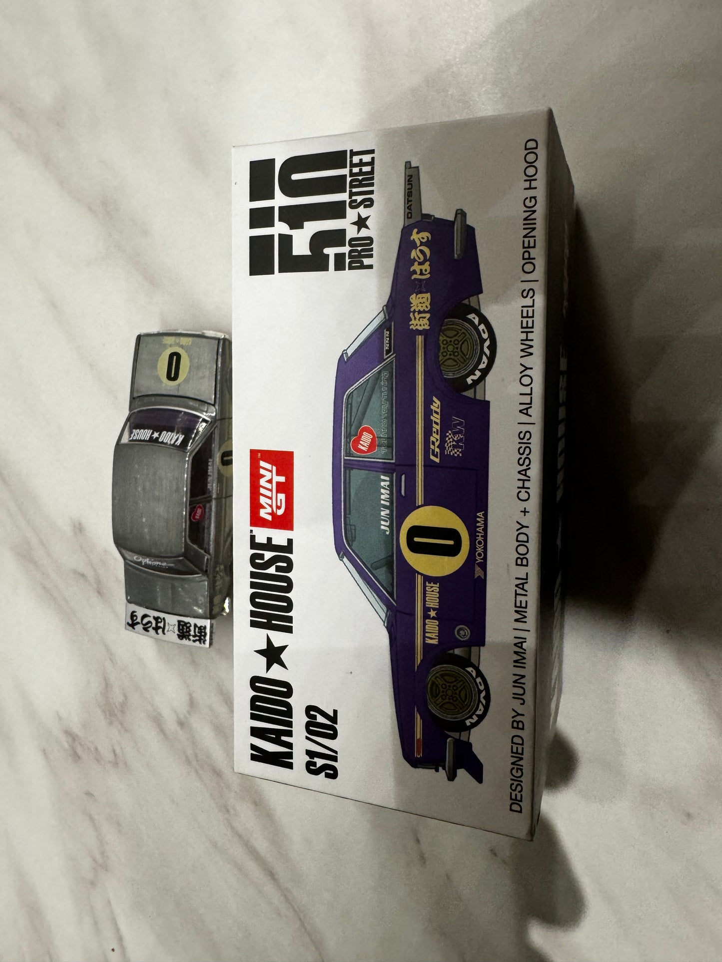 Mini GT 1:64 Scale Kaido House Datsun 510 pro Street S1 / 02 Purple - CHASE