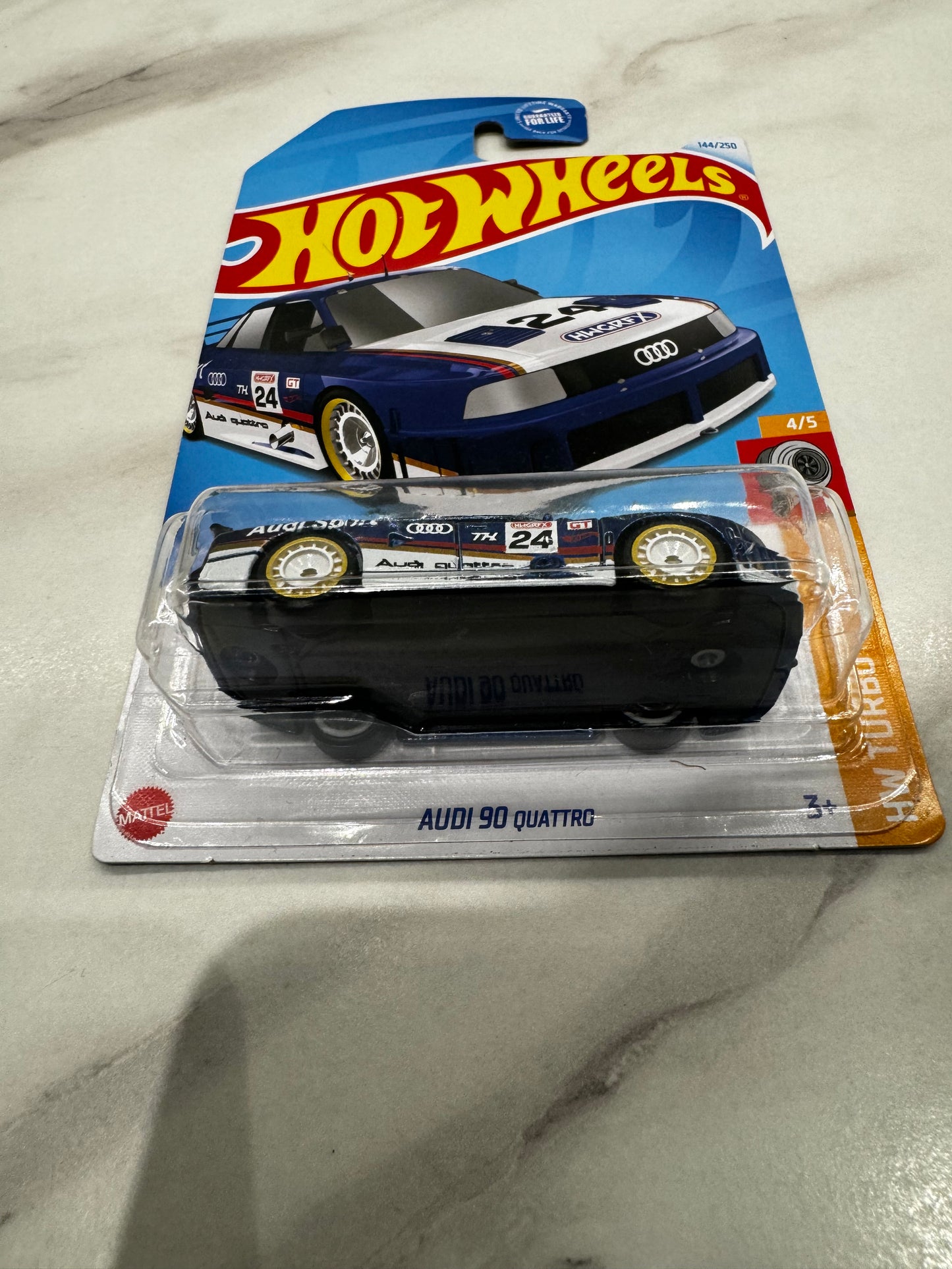 Hot Wheels Audi 90 Quattro Long Card Super Treasure Hunt 2024