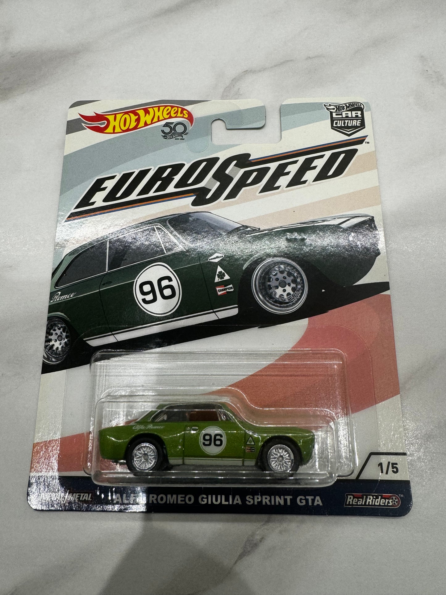 Hot wheels Alfa Romeo Giulia Sprint GTA 1/5 Euro Speed