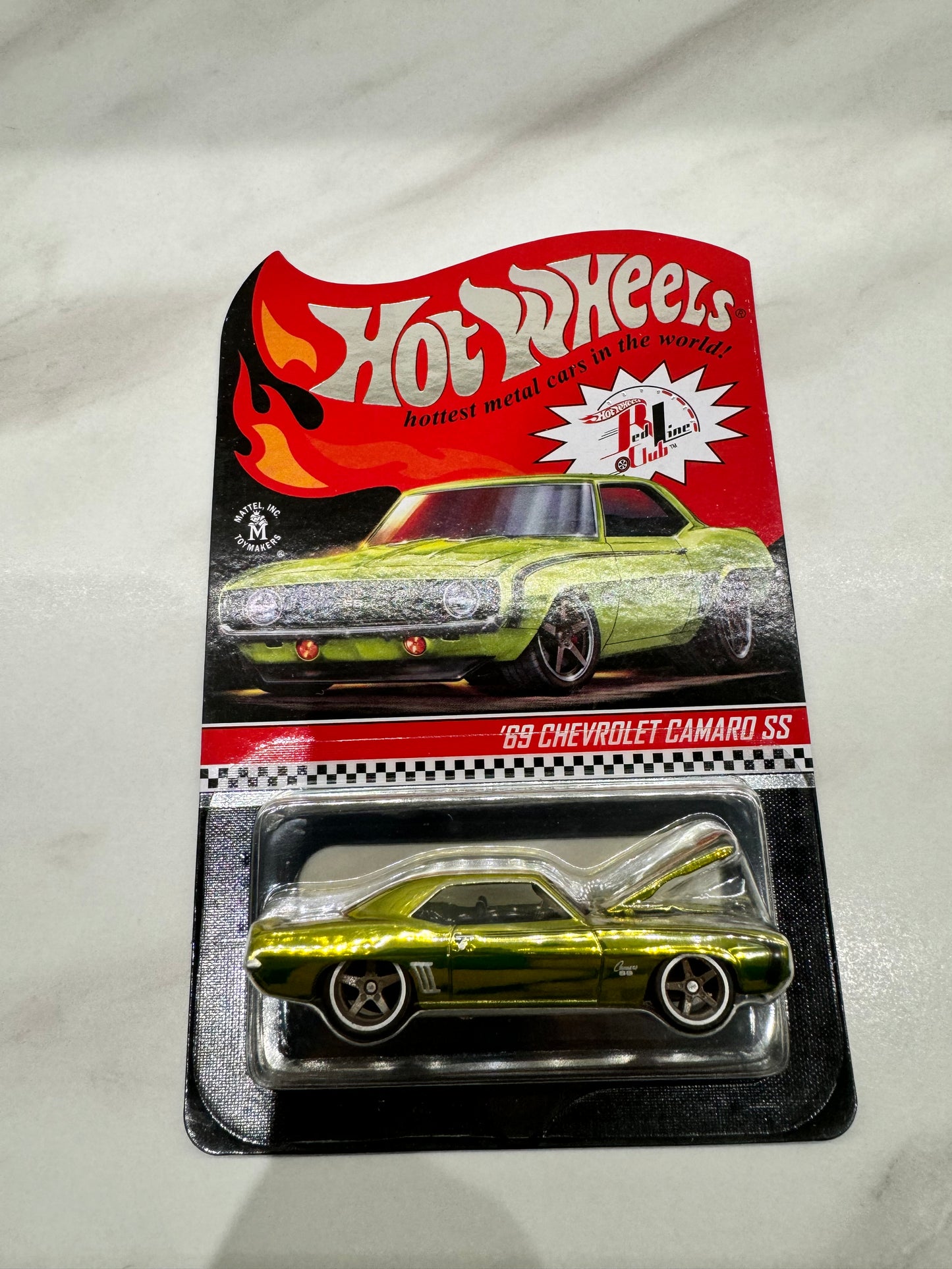 Hot Wheels RLC Exclusive ’69 Chevrolet Camaro SS 2021 Red Line Club 9364/30000