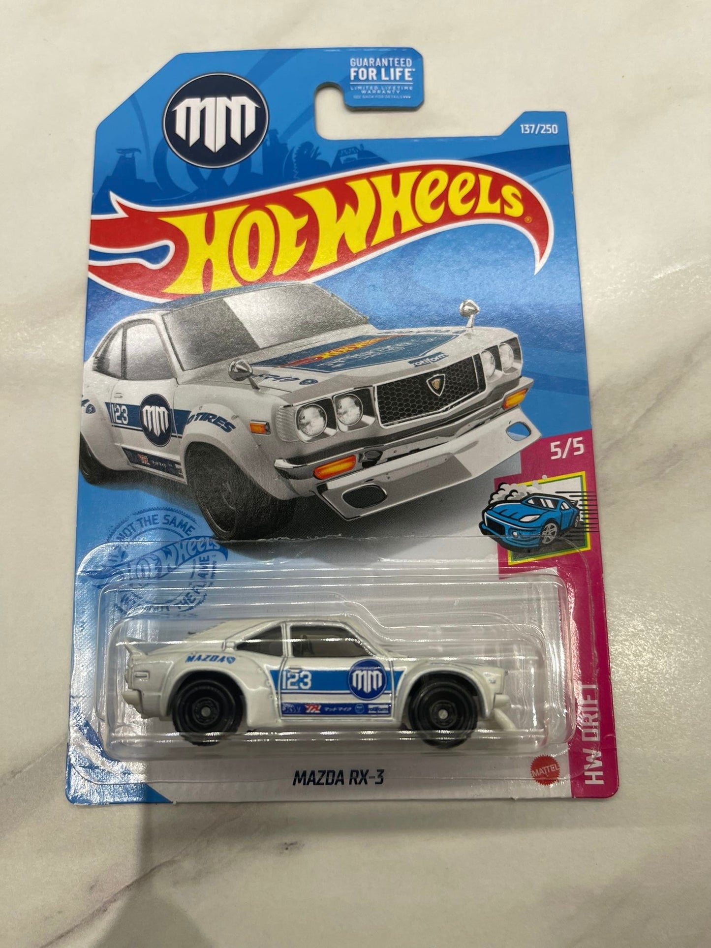 Hot Wheels Mazda RX 3 Long Card Super Treasure Hunt