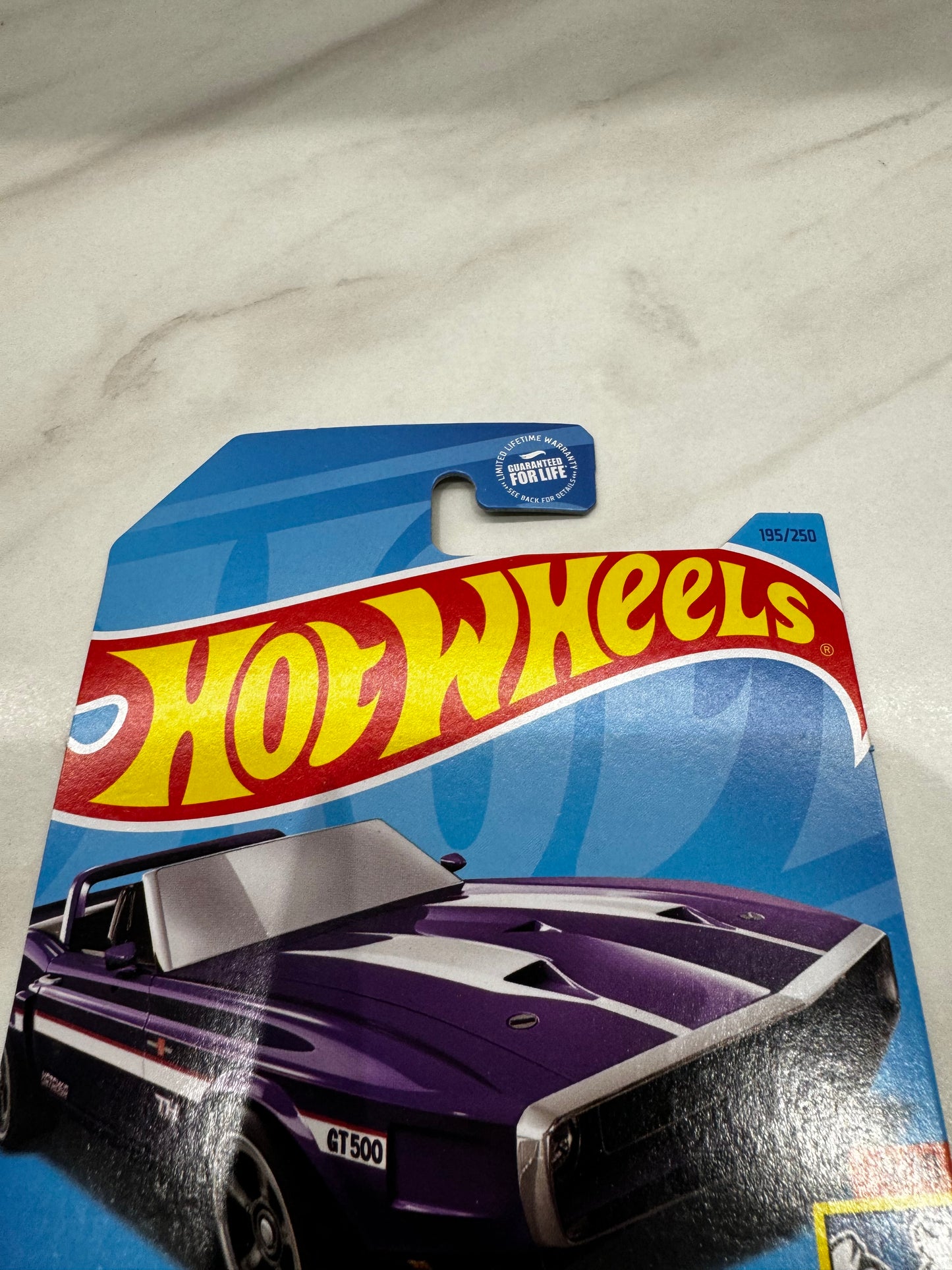 Hot Wheels 69 Shelby GT 500 Long Card Super Treasure Hunts