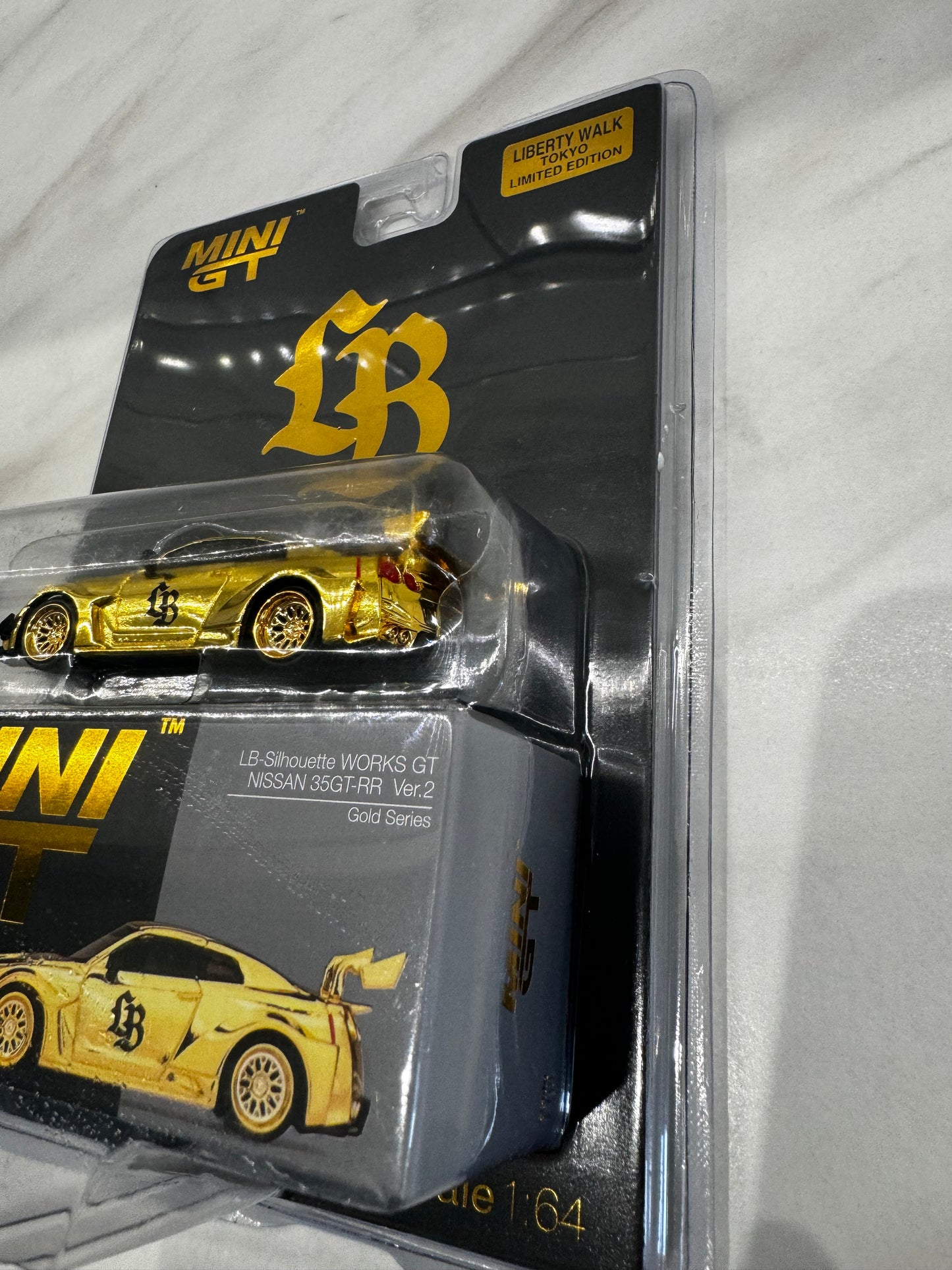 MINI GT Liberty walk LB-Silhouette WORKS GT NISSAN 35GT Ver.2 TOKYO Limited Edition