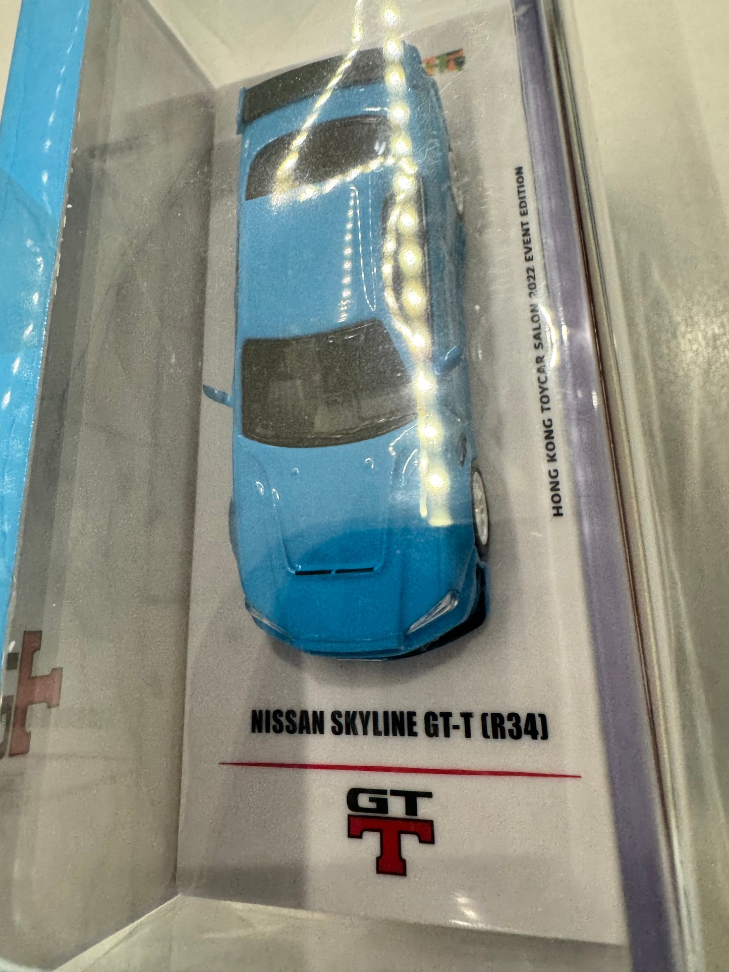 Inno64 Nissan Skyline GT-T R34 Baby Blue Hong Kong ToyCar Salon 2022 Event Edition IN64-R34-BBBL